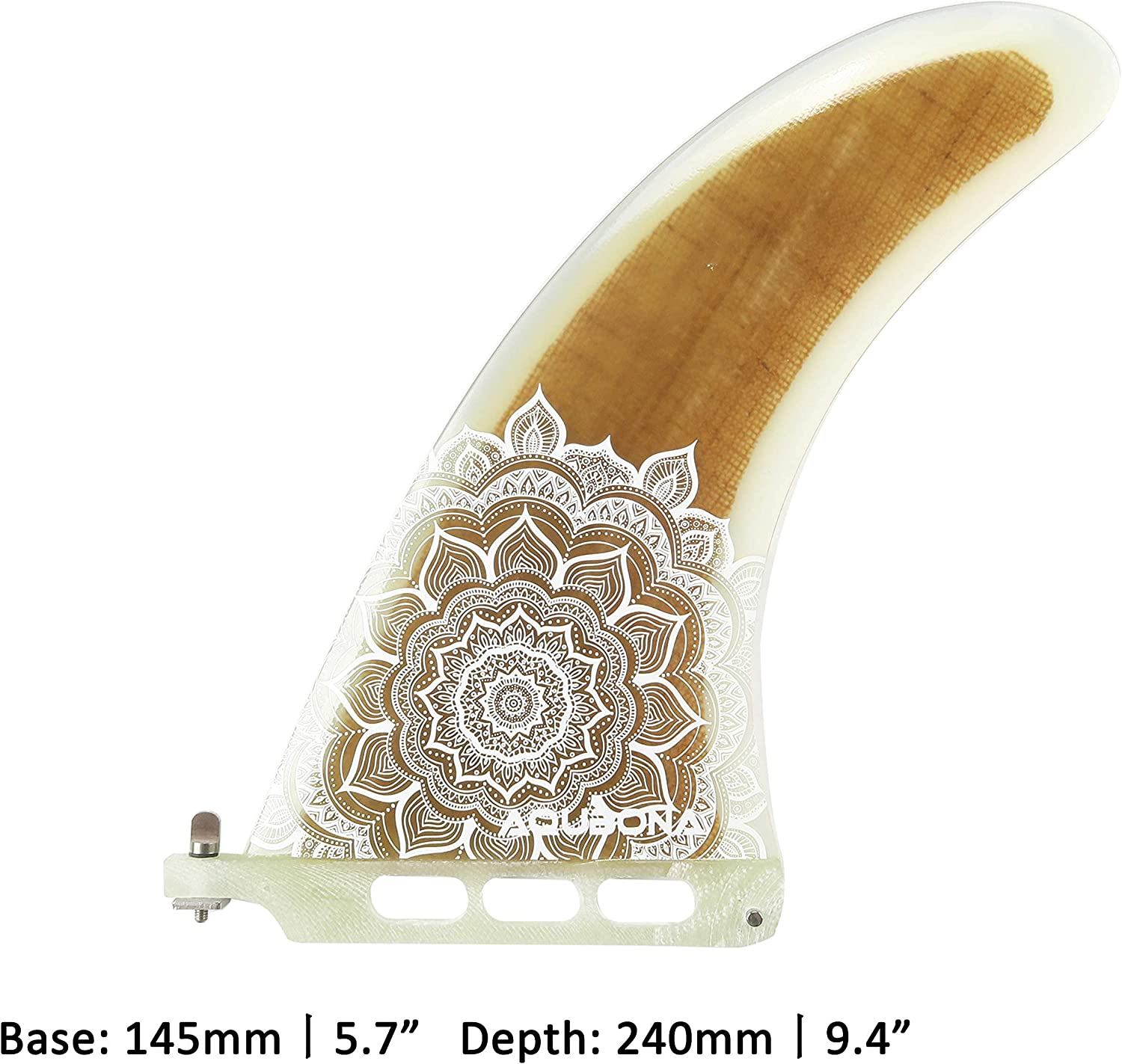 AQUBONA Surfboard Longboard Fin 9 Inch Single Fin image number 3