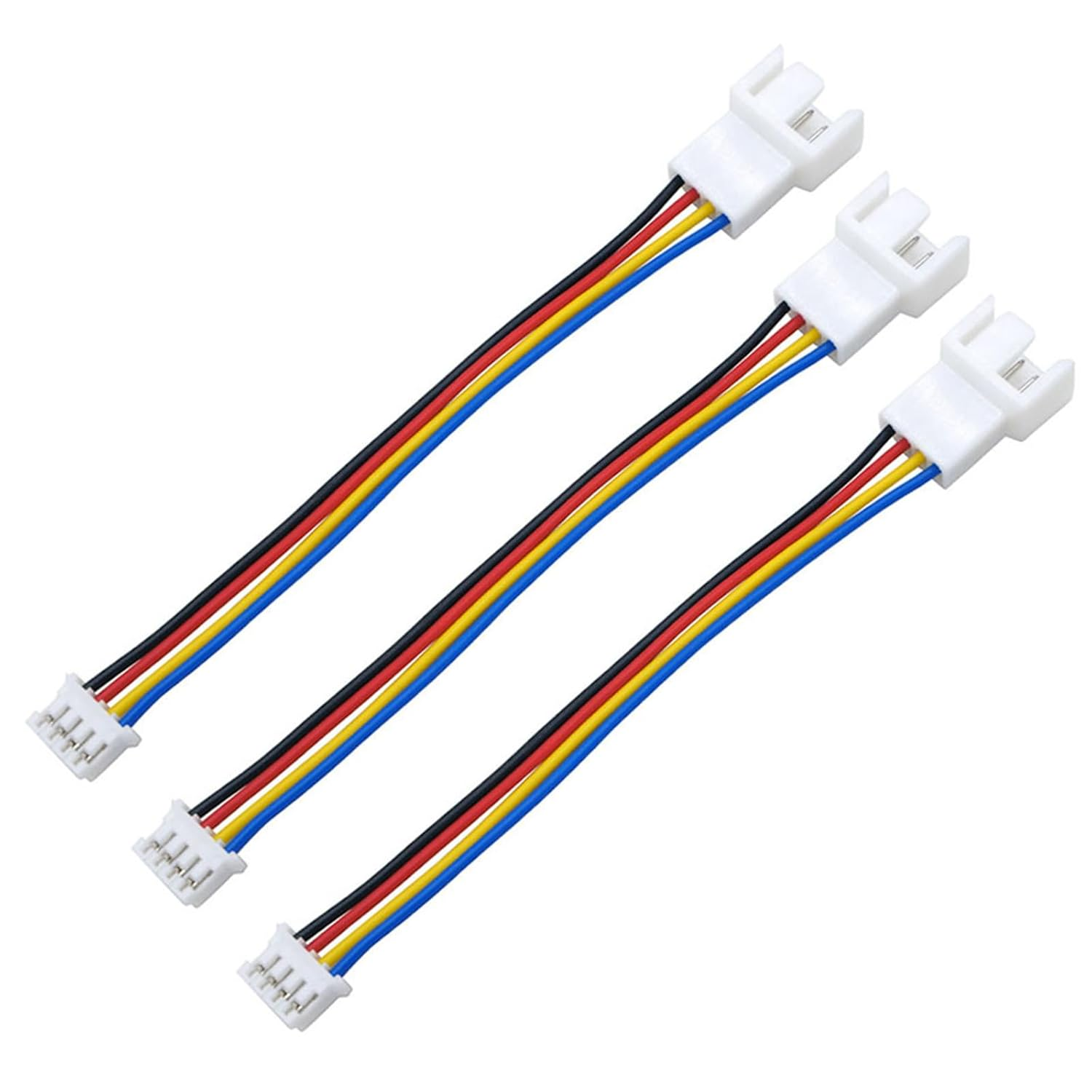 Zalizr 3 Pack PC Fan Extension Cable, 4-Pin Fan Splitter Cable for Computer, CPU PWM Cooling Fan Connector Adapte, 11 CM image number 6