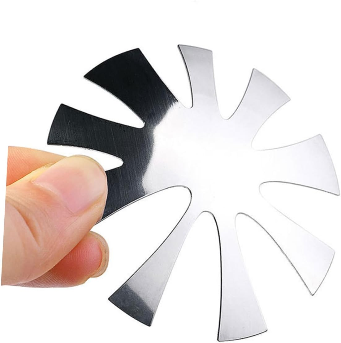 MERRYHAPY 3Pcs French Manicure Stencils Nail Art Tools for Manicure Nail Stencils image number 2