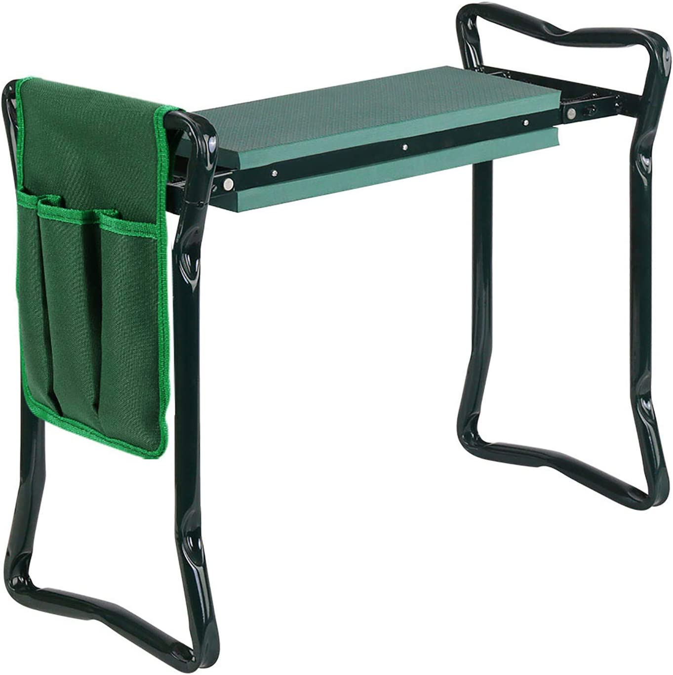 Gardeon Garden Kneeler Seat, Foldable Knee Pads Brace Kneeling Chair Support Bench Stool Outdoor Gardening Supplies, Sturdy Steel Frame 3 in 1 150Kg Capacity Green image number 1