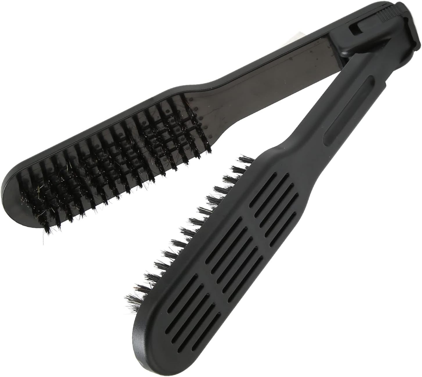 HAIR STRAIGHTENER COMB PREMIUM BRUSH SMOOTHING STYLING, NYLON PREVENT STATIC image number 2