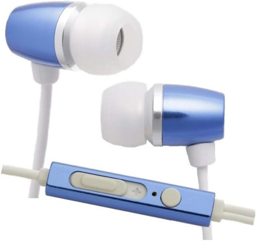 TA-AM3 CBL Aluminum Earphone Microphone with Good Sound, Cerulean Blue image number 1