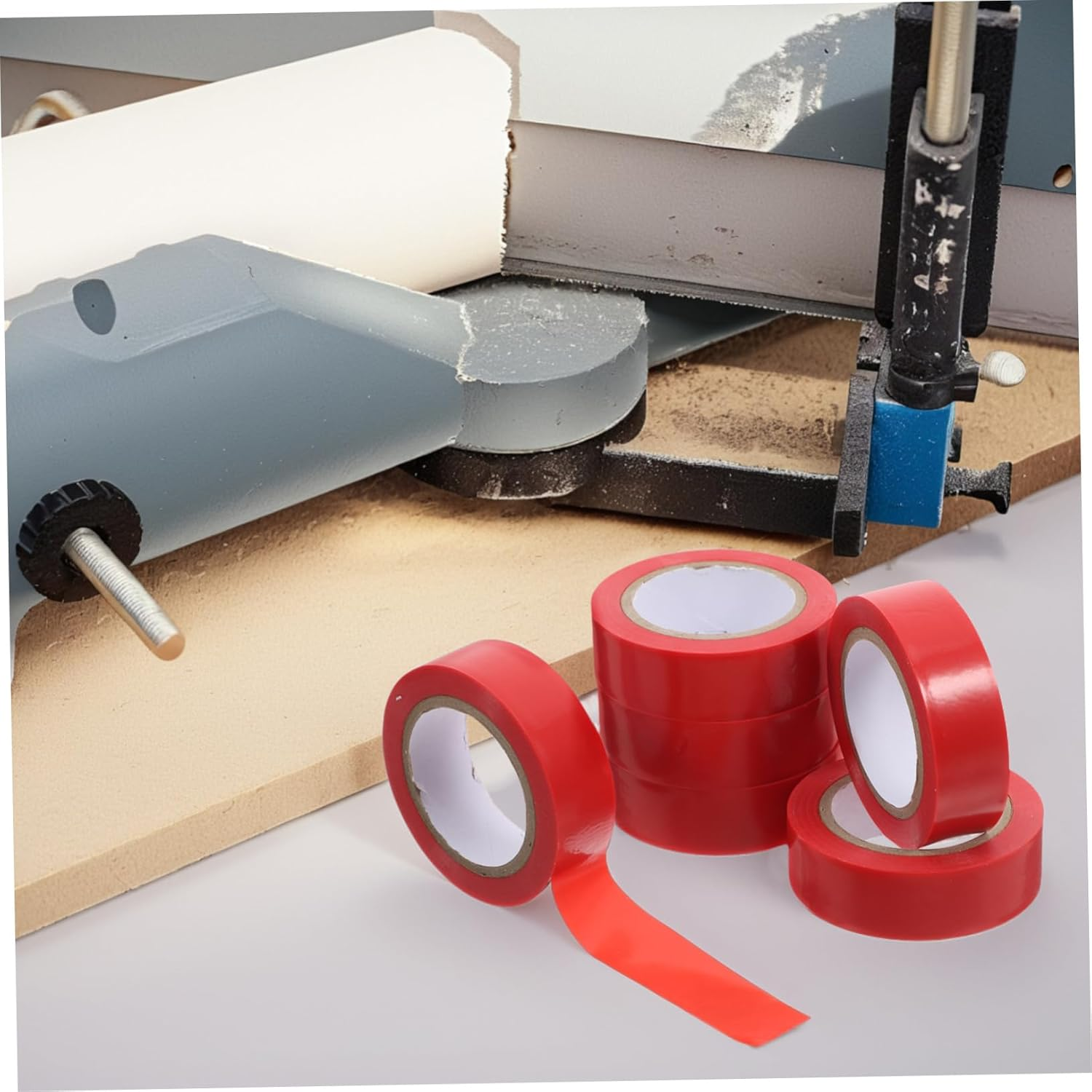 GANAZONO 6Rolls Electrical Insulation Tape Wide Harness Tape for Electricians Home Improvement Automotive Flame Retardant image number 4