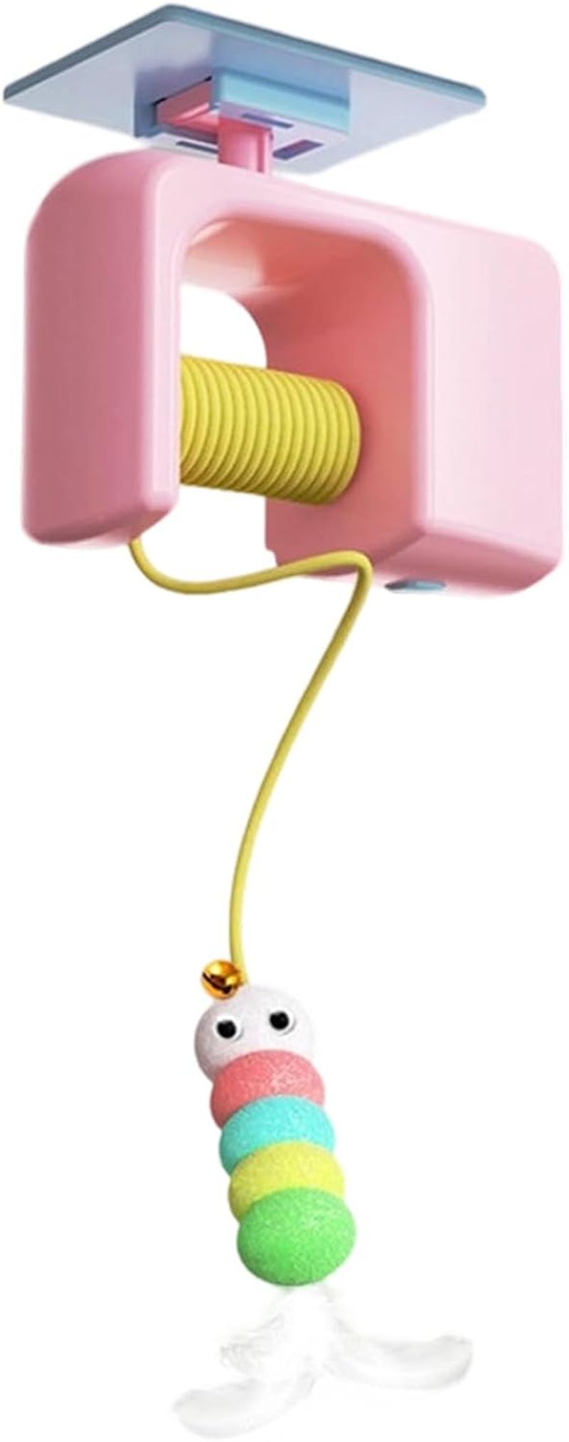 Frxib Doorway Cat Toy | Self Adhesive Ceiling Cat Teaser | Pet Entertainment Supplies Training Accessories Chasing Exercise for Home Backyard Indoor Living Room Balcony