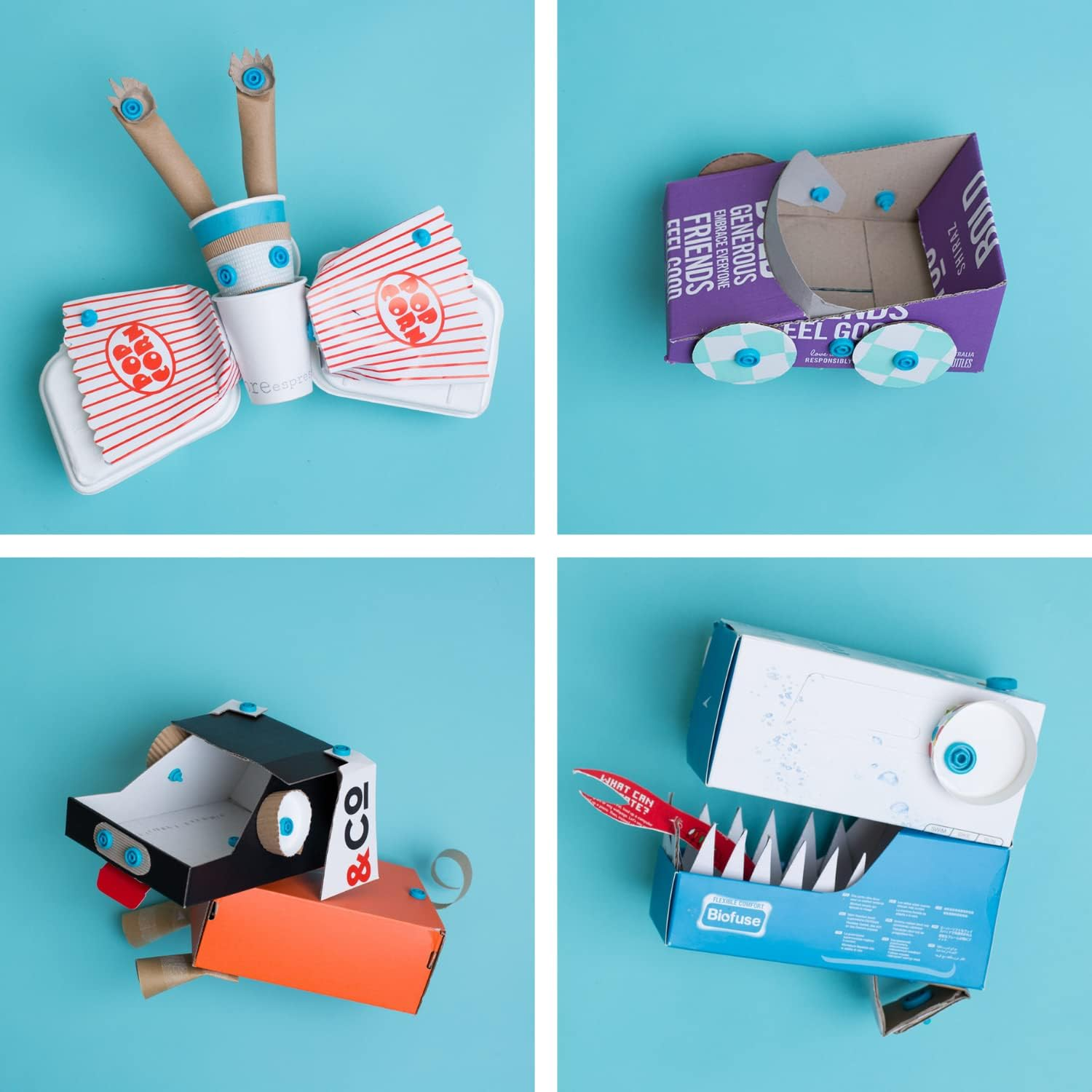 Makedo Scru+ 120 | 120 Piece Set for Kids Age 4+ | Perfect for Classroom STEM Learning image number 6