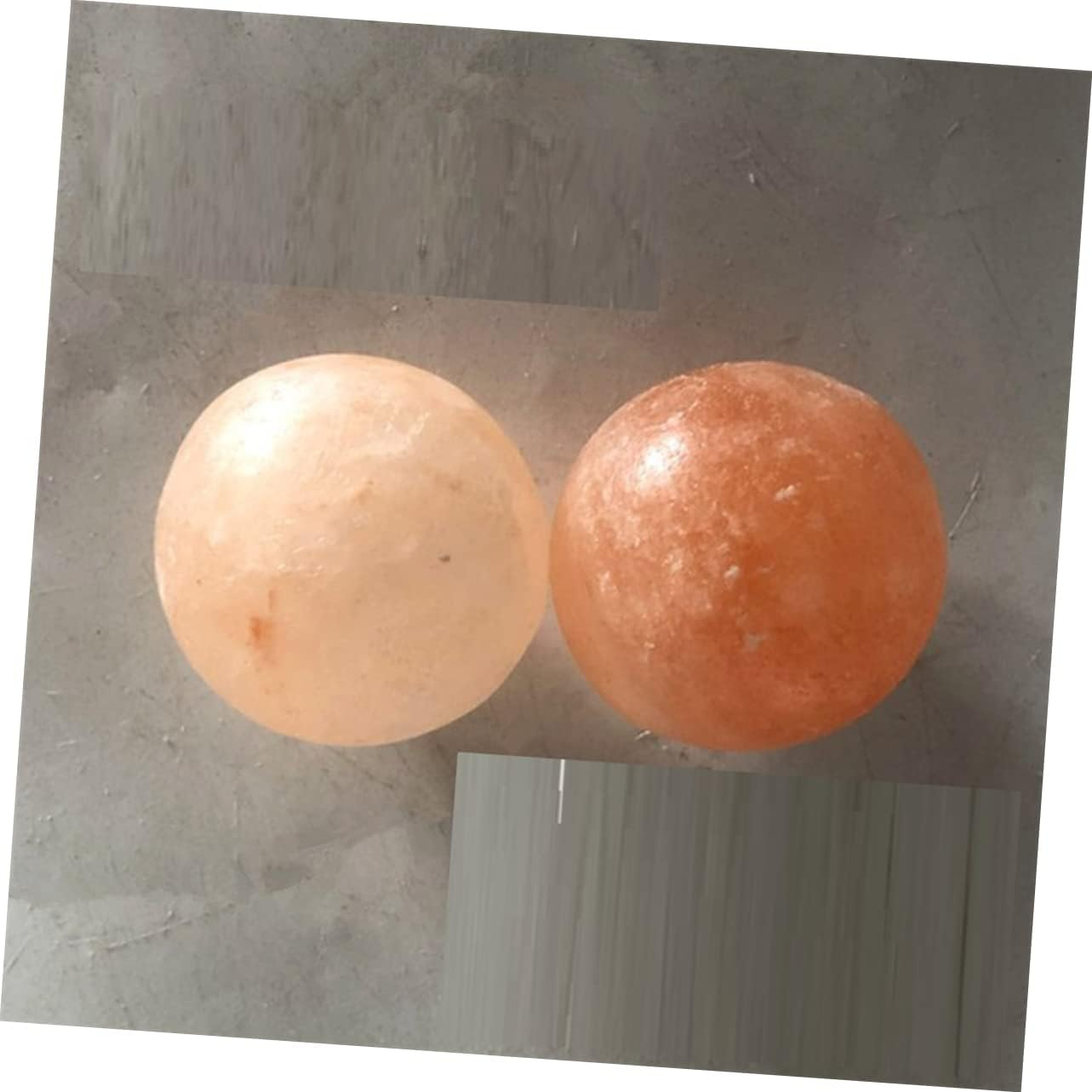 FRCOLOR Crystal Ball Salt Soap Natural Salt Minerals Stone Massage Ball for Body Scrubbing image number 6