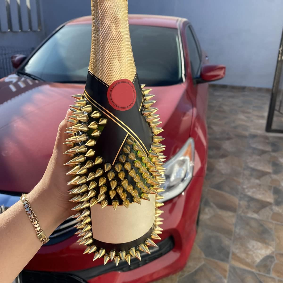 100 Pairs Cone Spikes Screwback Studs, Cone Gold Studs and Spikes Punk, DIY Leather Craft Cool Rivets Punk(7X10Mm) - Silver image number 6