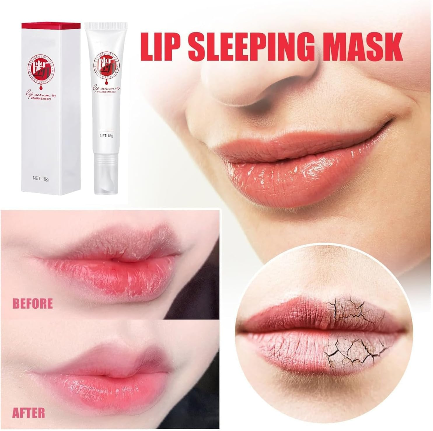 JINSHANE Lip Serum, Jinshane Lip, Jinshane Lip Brightening, Jinshane Dark Lip Treatment, Lip Fresh Treatment Remove Dark Lip, Lip Balms Moisturizer Nourishing Essence (6Pcs) - 1Pcs image number 5