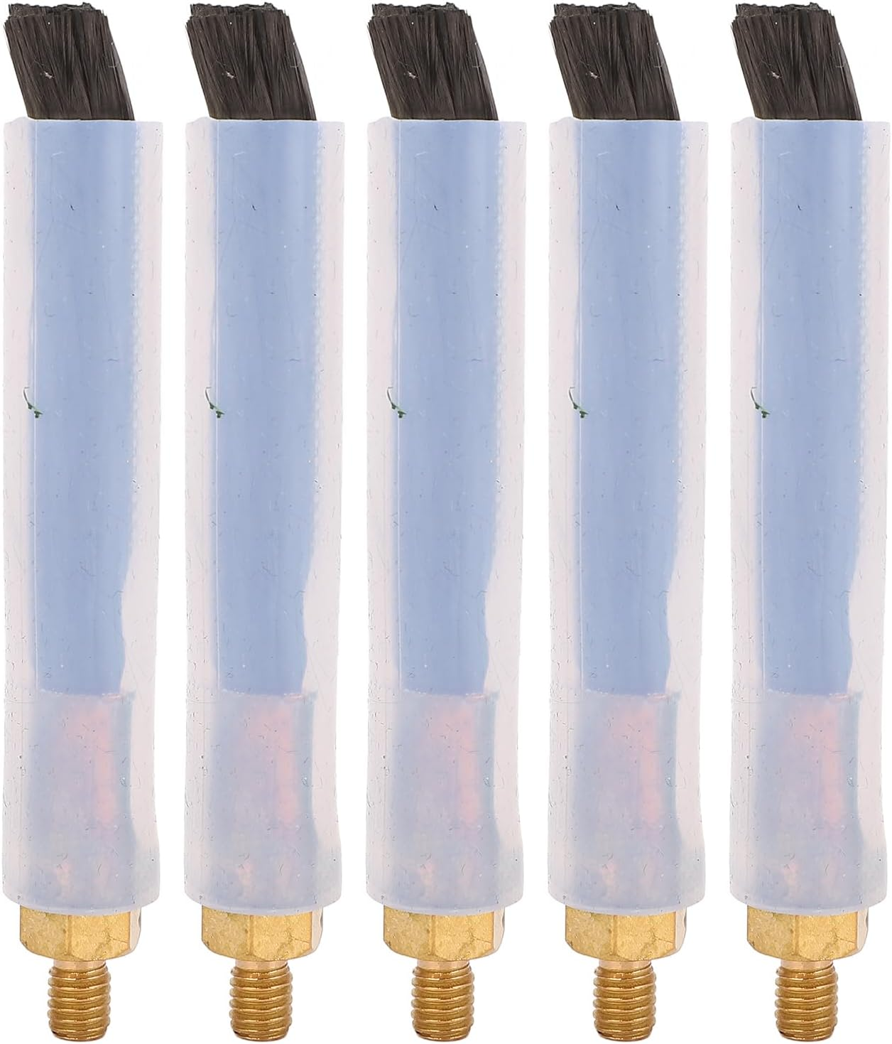 Pomya Weld Bead Brush, 5PCS Secure Reusable Adjustable Length Welding Seam Brushes for MIG TIG Welds Removal (M6) image number 5