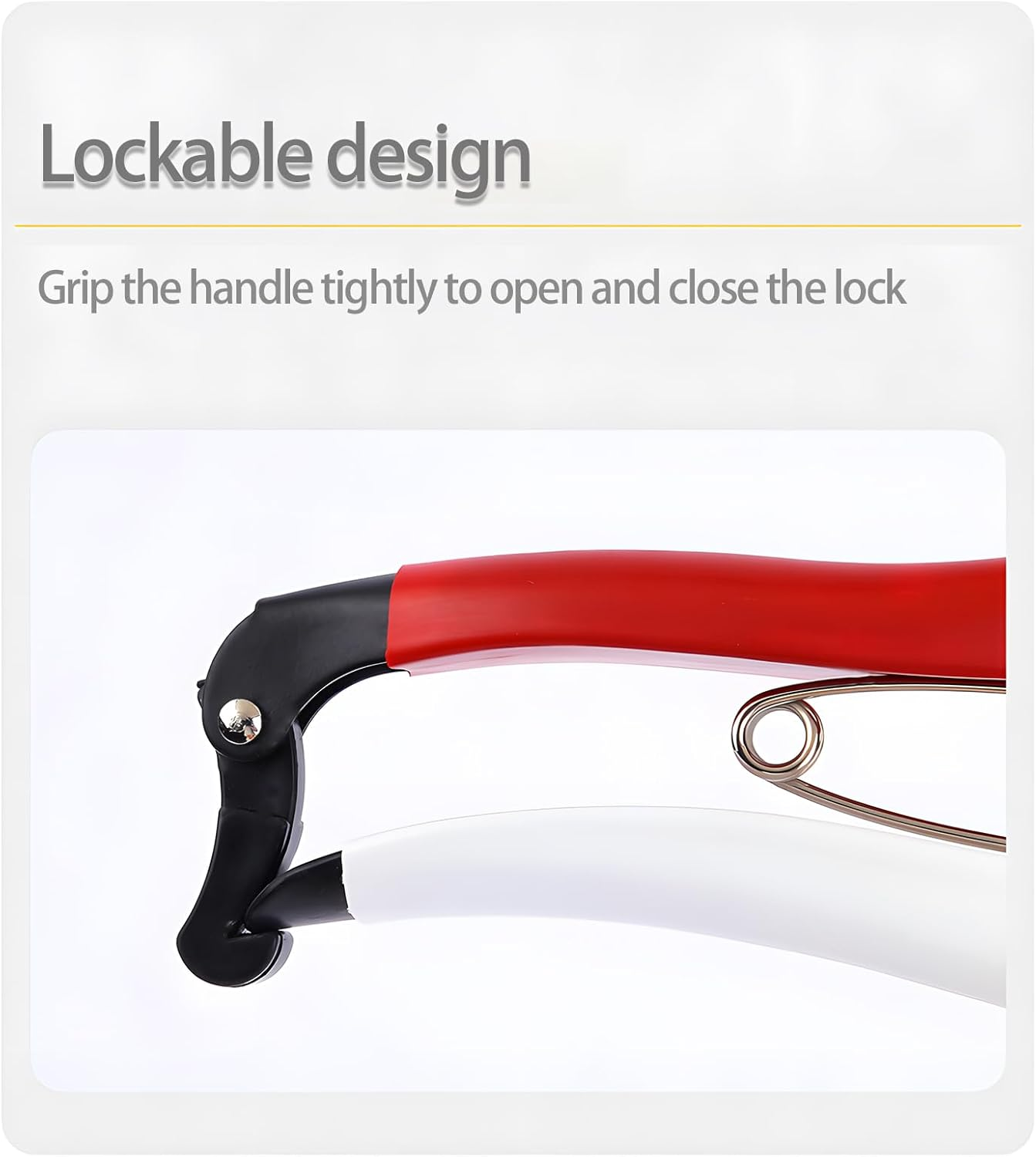 Bypass Pruning Shears, 8" Gardening Hand Pruner, High Carbon Alloy Steel Compact Pruner with Safety Buckle for Pruning Fruit Branches Gardening Pruning Shaping Picking Fruits Flowers image number 5