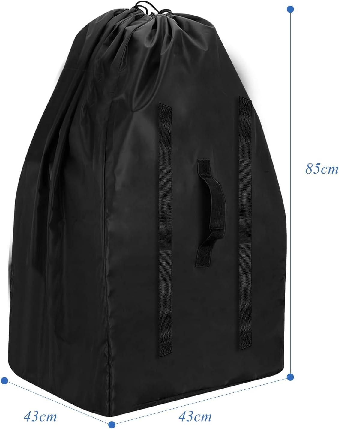 Pacify Infant Car Seat Travel Bag, Universal Baby Car Seat Dust Cover Gate Check Stroller Bag with Handle & Drawstring for Airplane Travel image number 6