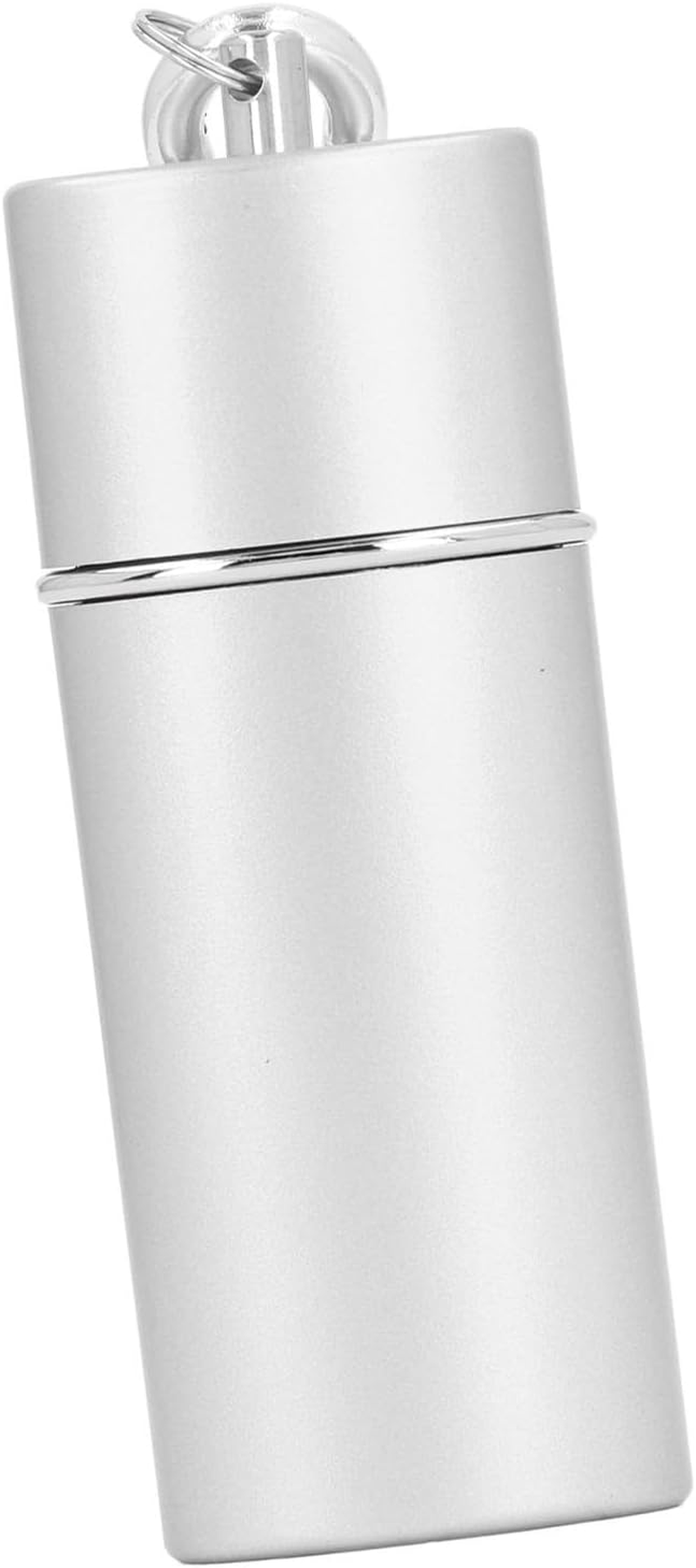 Portable Mini Ashtray Keychain, Exquisite Mini Portable Pocket Ashtray for Car for Cigarettes (Silver) image number 5