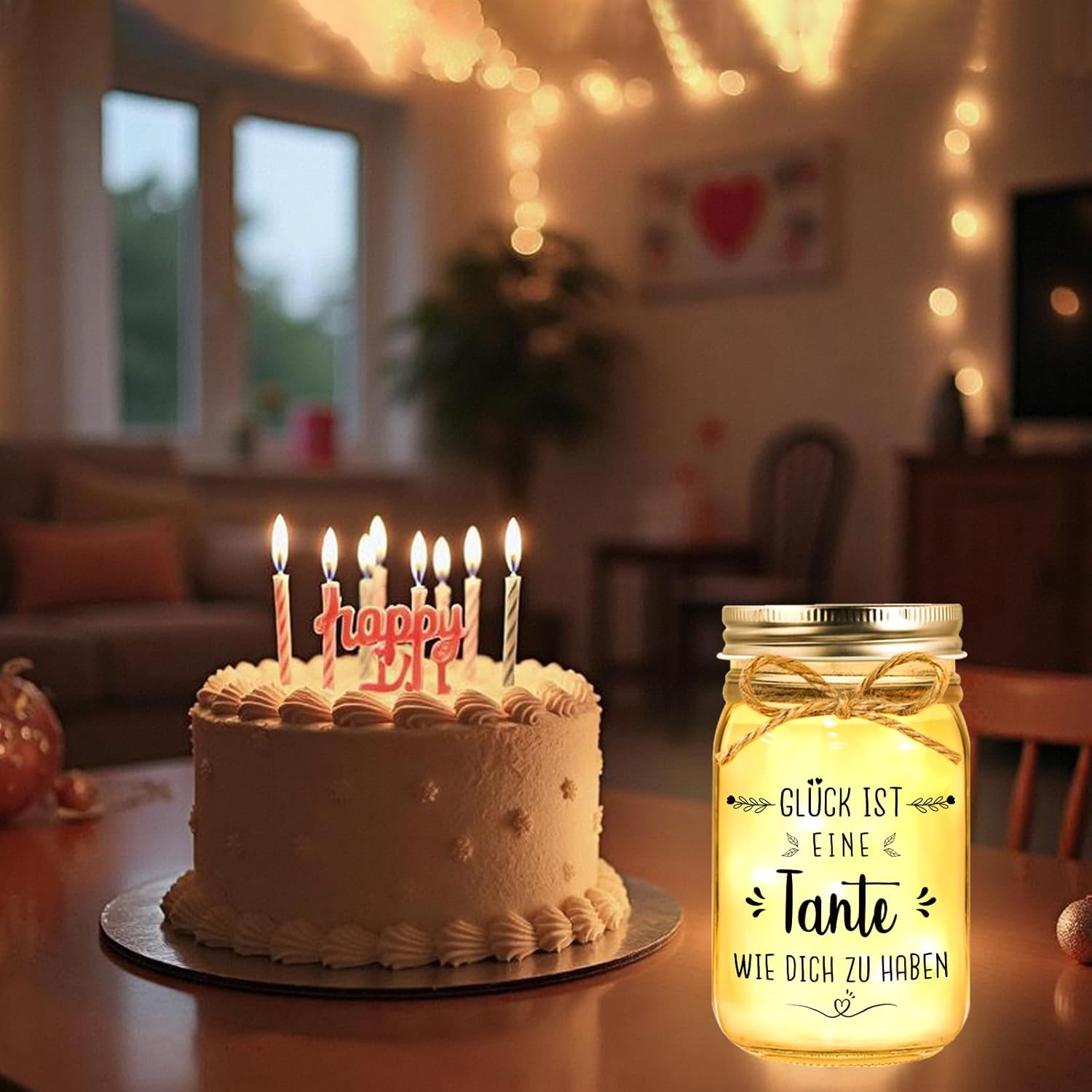 Hiipeefeel Best Aunt Gift, LED Bottle Light, Favourite Aunt, Birthday Gift, Mother'S Day Gift, Mother'S Day Gift, Christmas image number 4