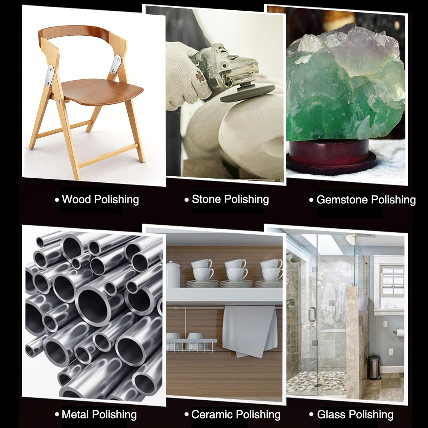 Sruhrak Sanding Belts 75 X 533 Mm Pack of 12 X 60/120/240/400/600/800 Grit Silicon Carbide Sanding Belts for Polishing and Rust Removal of Metal image number 6