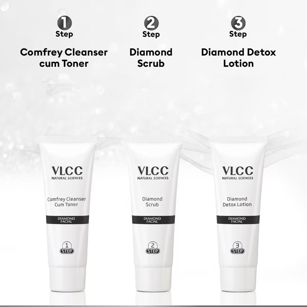 VLCC Premium Diamond Facial Kit 300 G image number 1