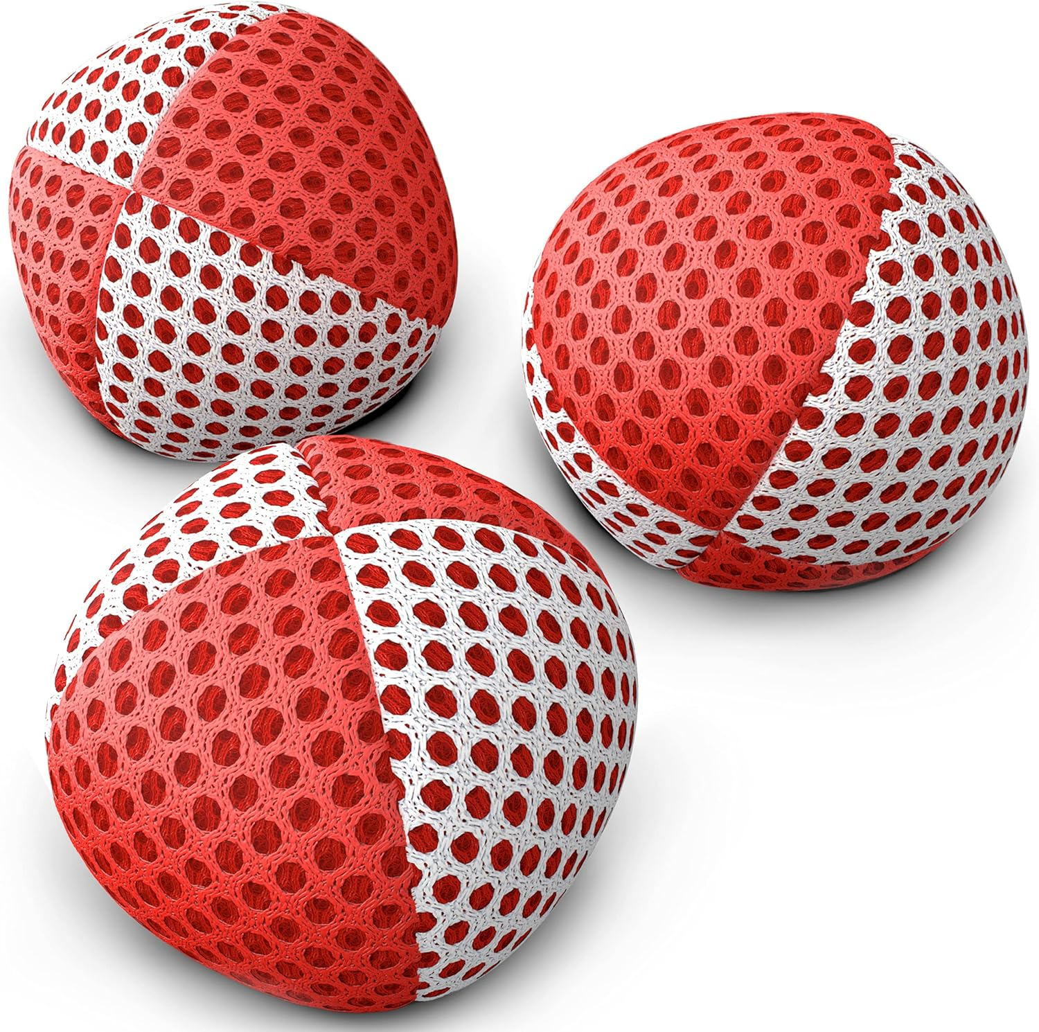 Juggling Balls for Beginners and Professionals Set of 3 Xballs, 2 Layers of Net and Carry Case, Juggle Balls for Adults and Kids (Black - Yellow, 650G) image number 3