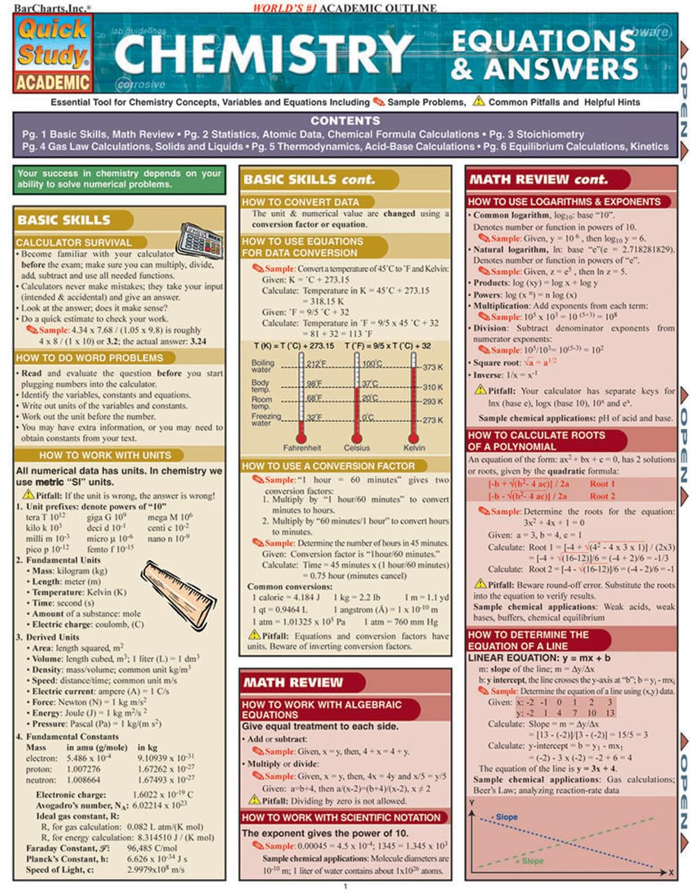Chemistry Equations & Answers image number 2
