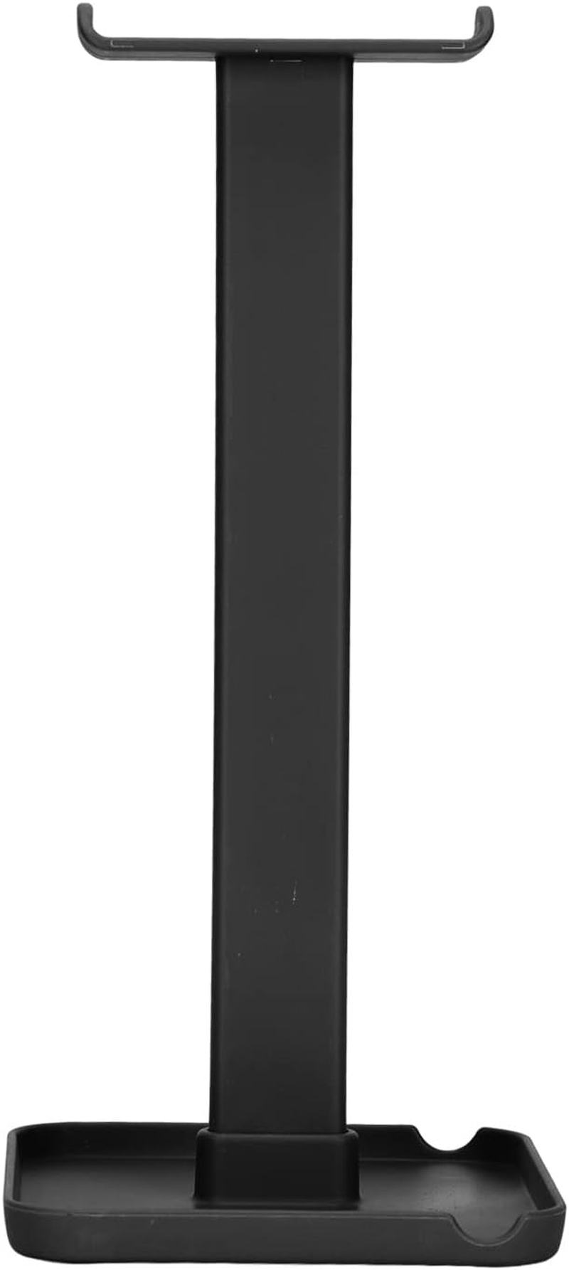 Headset Stand, Premium ABS Headphone Holder Bright Colour Safe Stable for Office for Desk for Home(Black) image number 6