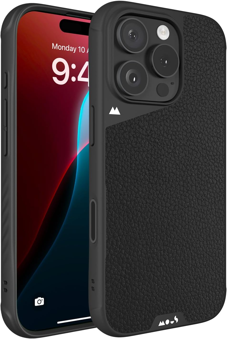 Mous for Iphone 16 Pro Case Magsafe Compatible with Camera Control Button- Limitless 6.0 - Navy Blue - Protective Shockproof Phone Cover