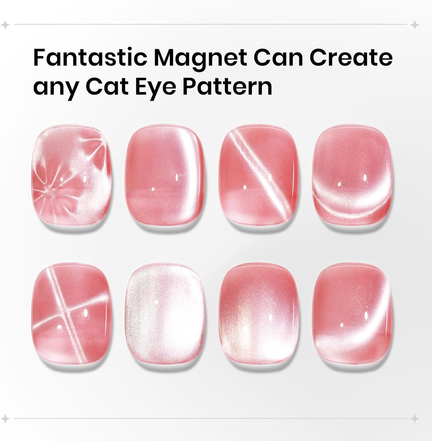 SUPWEE Nail Magnet Tool 5 in 1 Cat Eye Magnet Tool for Cat Eye Nails Multi-Function Magnet Stick Nail Art Design for DIY Home Nail Salon image number 3