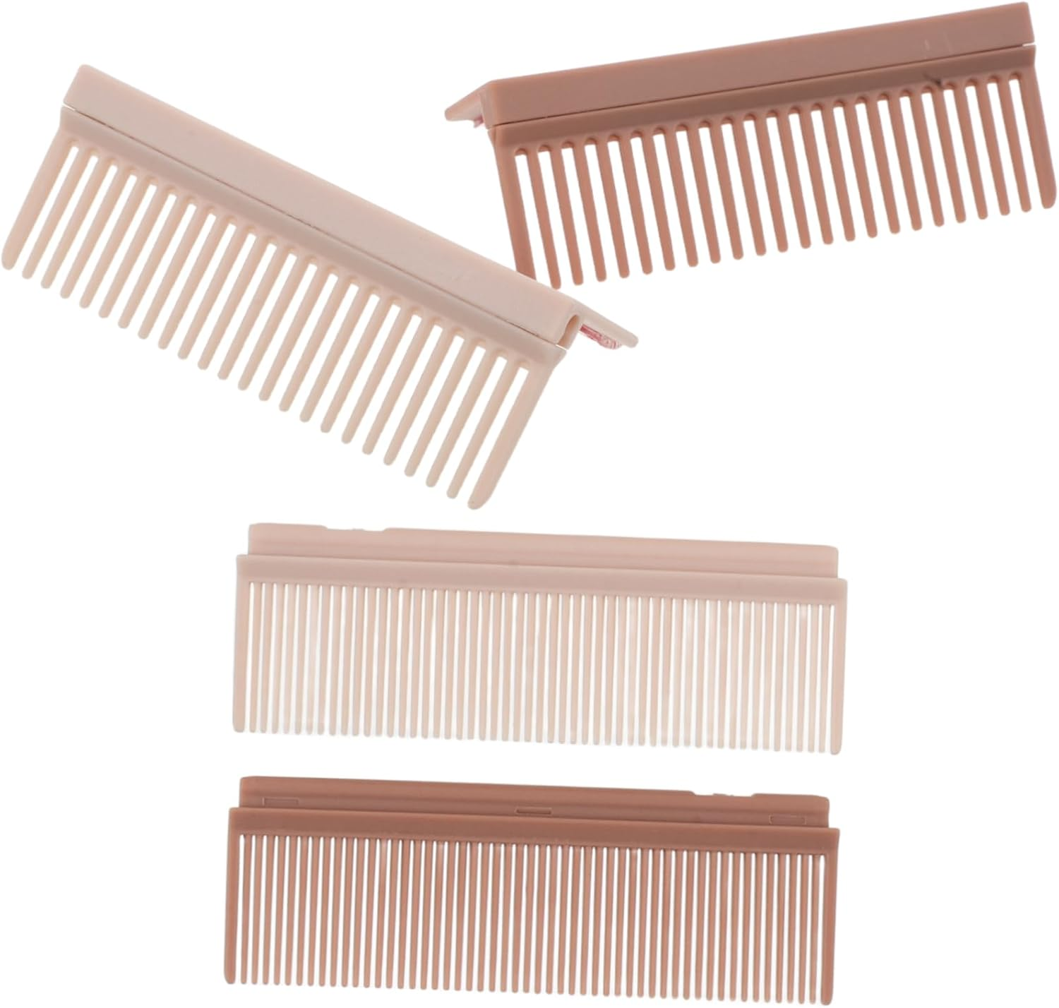 PENIKOKO 2Pcs Heat Resistant Clip Carbon Fiber Hair Straightener Comb Attachment Portable Hair Brush for Fast Styling Travel Friendly Accessory image number 3