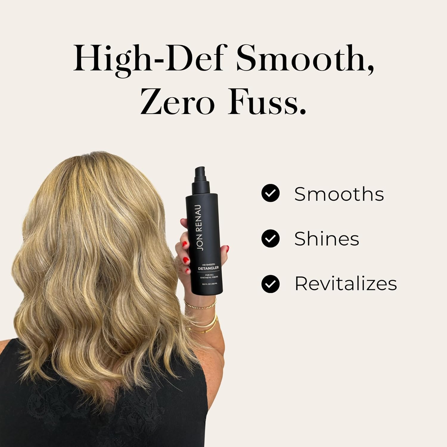 (Detangler) - Jon Renau HD Smooth Detangler (250Ml) image number 5