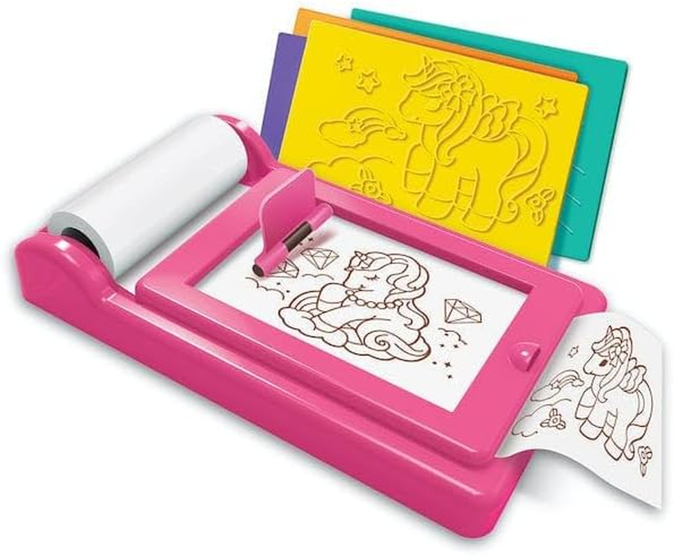 4M Kidzmaker Unicorn Rub Art Studio Arts and Crafts Kit image number 3