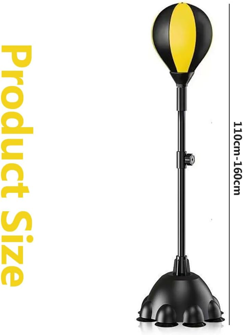Tomvaes Adjustable Height Punching Target, Home Boxing Trainer, Silent Punching Ball with Suction Cup Base, for Home & Gym Use image number 4