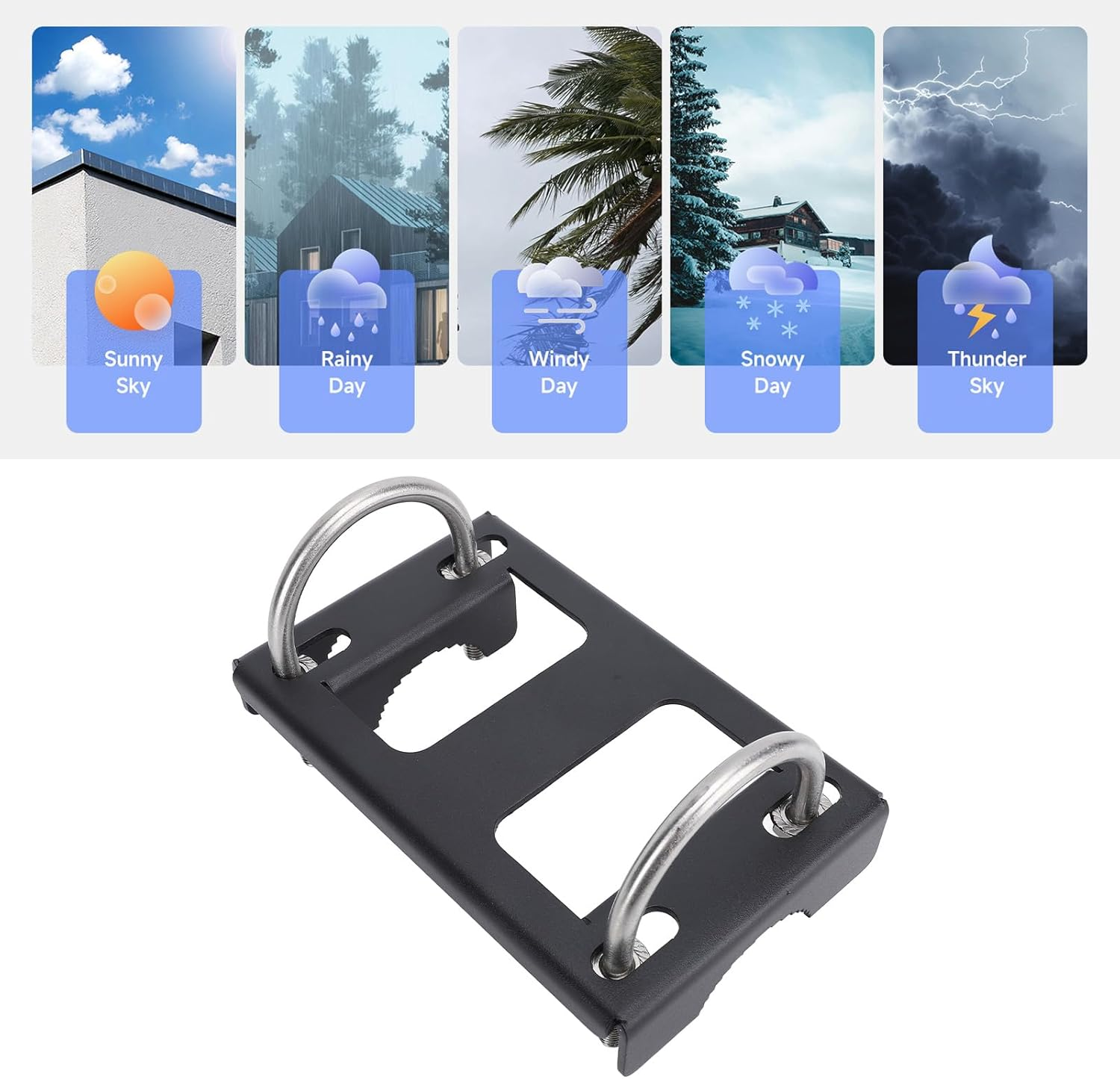 V2 Iron Construction U-Screw/Fastener Antenna Mount for Better Performance image number 2