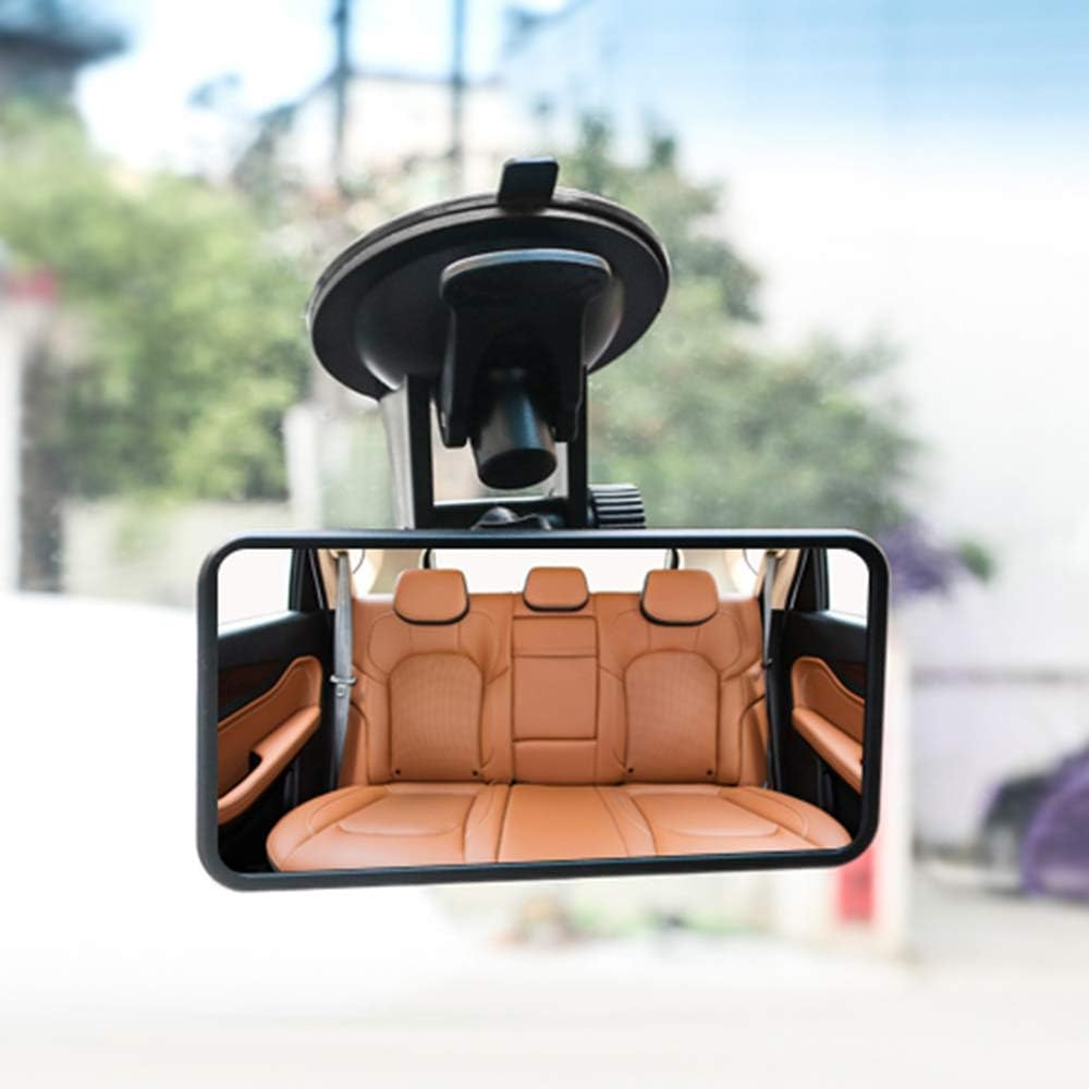 Baby Car Mirror Rear View Mirror Wide View Suction Cup Mirror image number 1