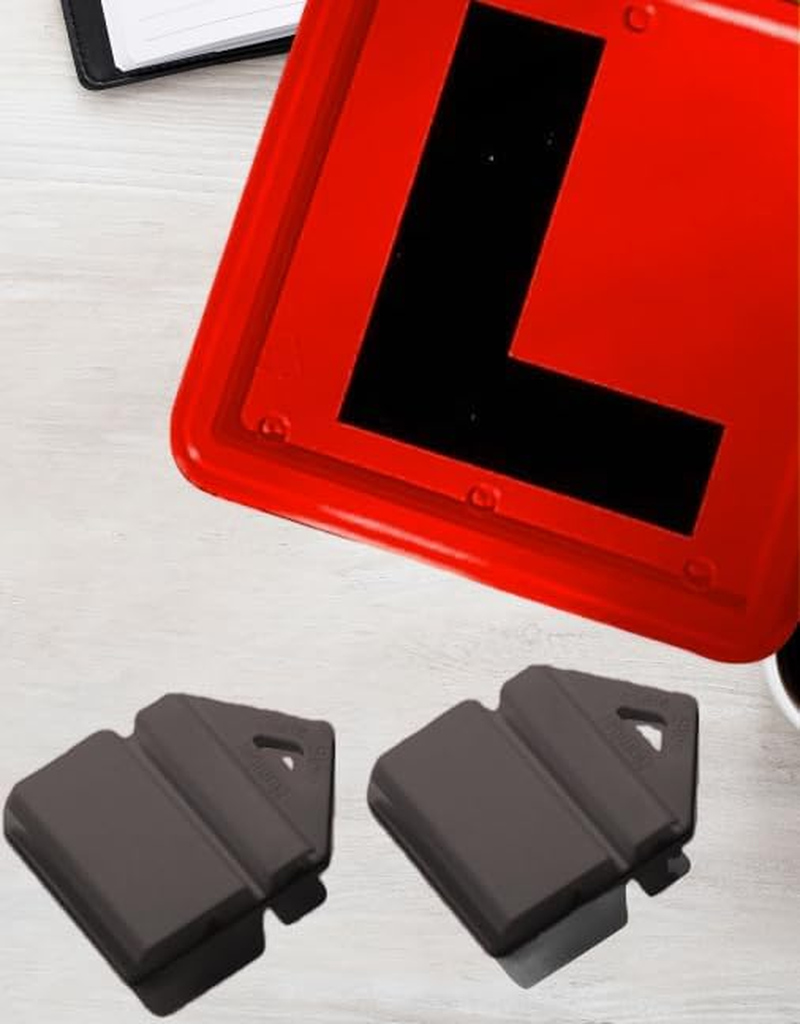 MEZOKUCEL Universal Anti-Theft Fastener Mounting Clips for Car Front Rear License Plates, Rust-Proof Durable Bracket Clips (8 Clip Only) (Black)