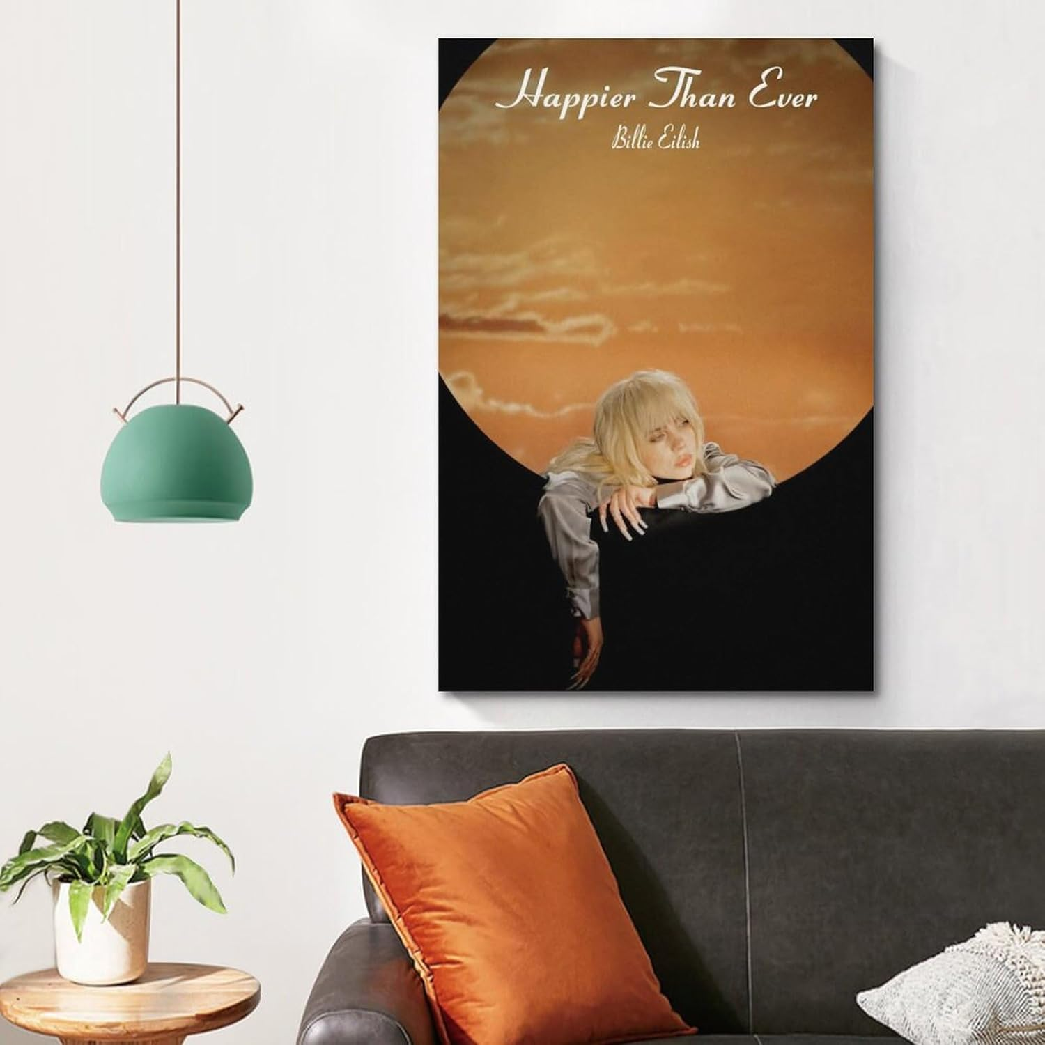 Music Billie Wall Art Eilish Art Poster Poster Canvas Painting Wall Art Picture Home Decor Print for Bedroom Living Room Dorm Study Bar Office 12X18Inch(30X45Cm) image number 3