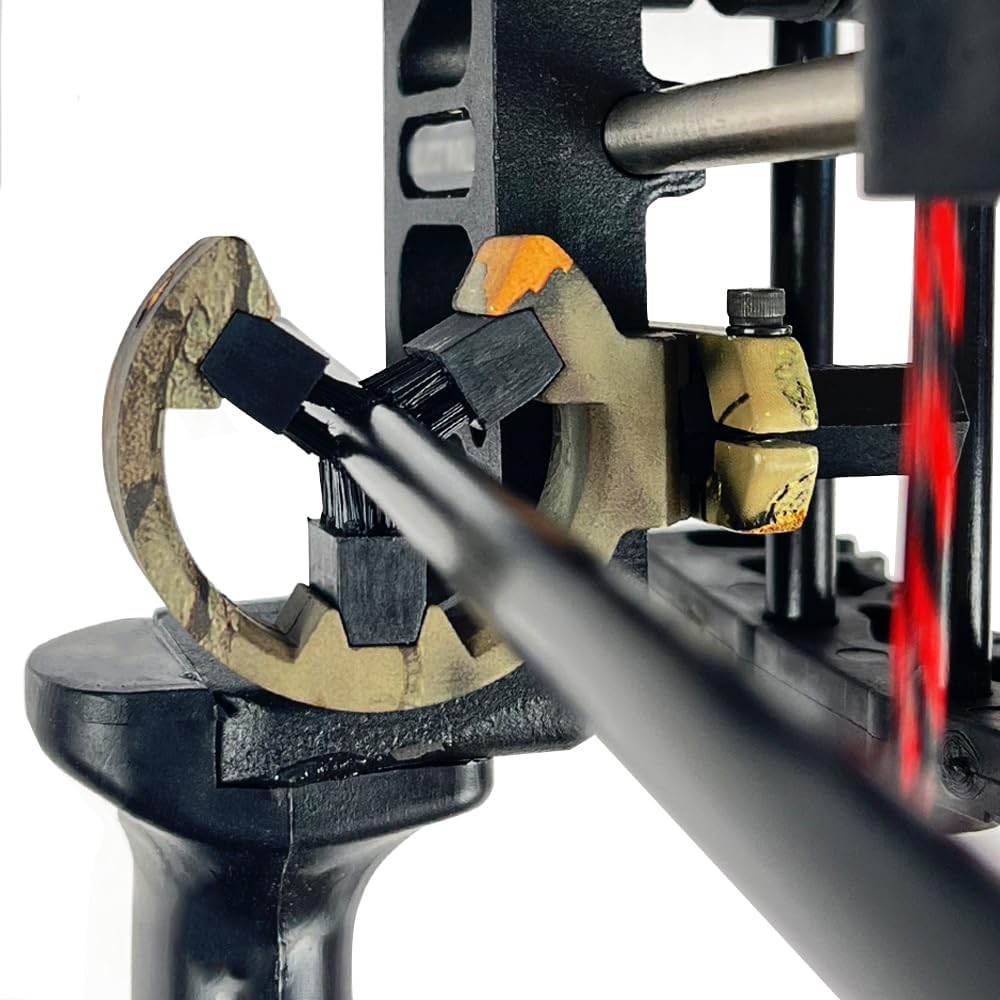 Archery Whisker Biscuit Arrow Rest Brush Capture Arrow Rest for Compound Bow & Recurve Bow Hunting Shooting Targeting Right and Left Hand - Black image number 7
