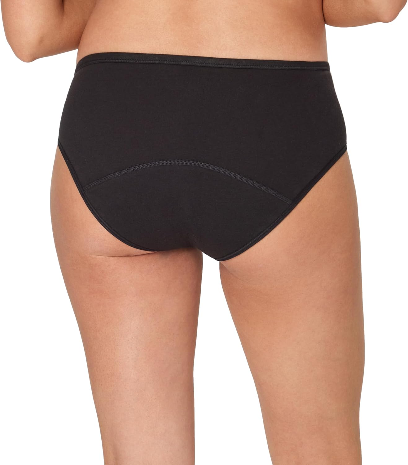 Hanes Women'S Maternity Light Leak Hipster Underwear, under the Belly, Pregnancy & Post Partum Panty, 2-Pk image number 1