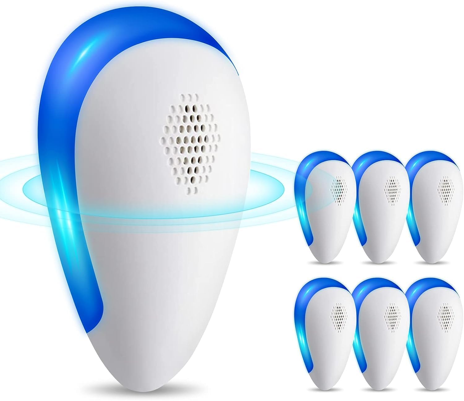 Lickoon - 6 Packs Ultrasonic Pest Repeller, Electronic Indoor Pest Repeller, Pest Control for Insects, Cockroaches, Mice, Spiders, Ants, Insects, Insects image number 6
