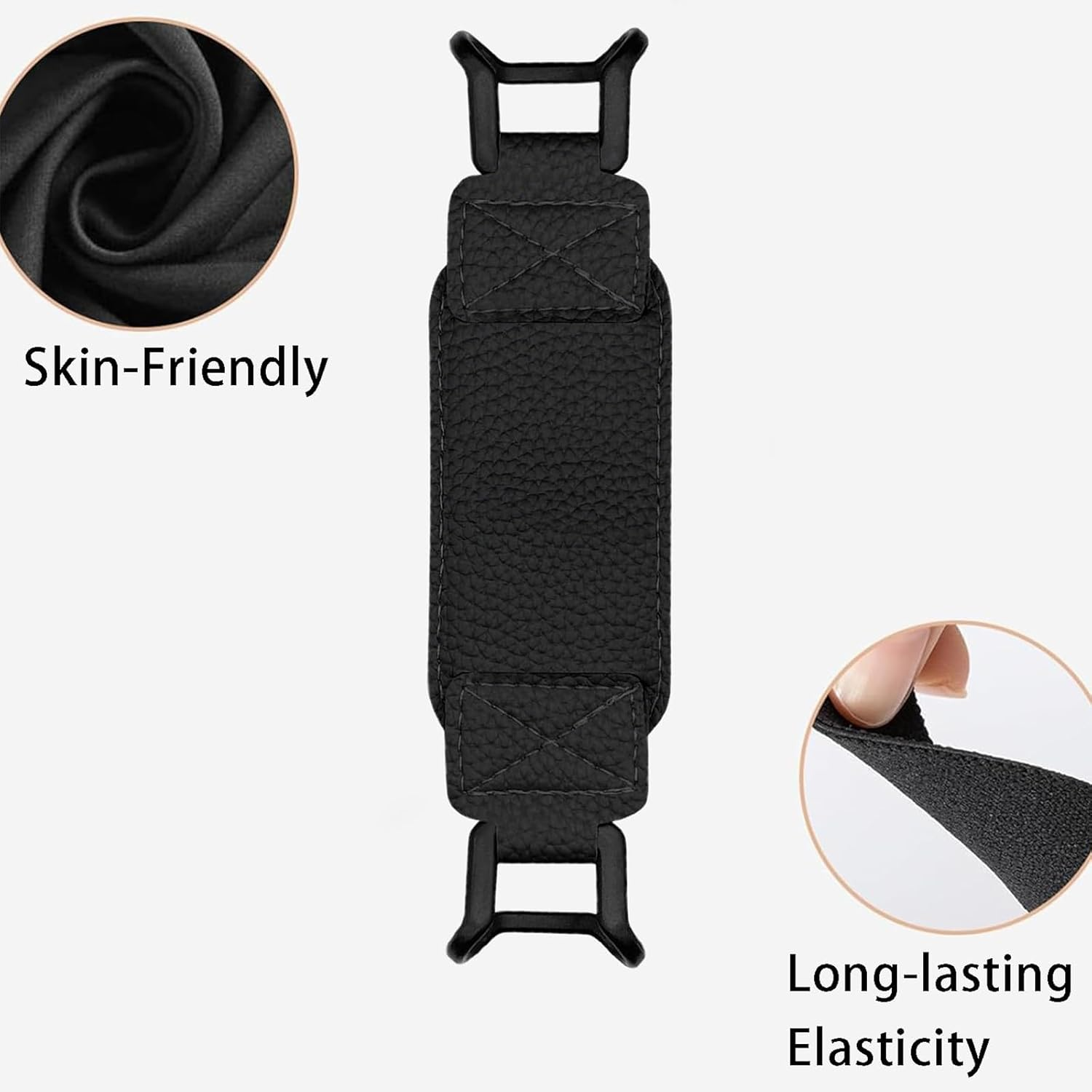 Kindle Hand Strap, Strapsicle Kindle, Kindle Strap, Black Finger Grip for 6-8" Devices, Secure Grip for Kindle Tab & Mobile, Comfortable Hold for Reading, Commuting & Daily Use, Durable Mobile Grip image number 2