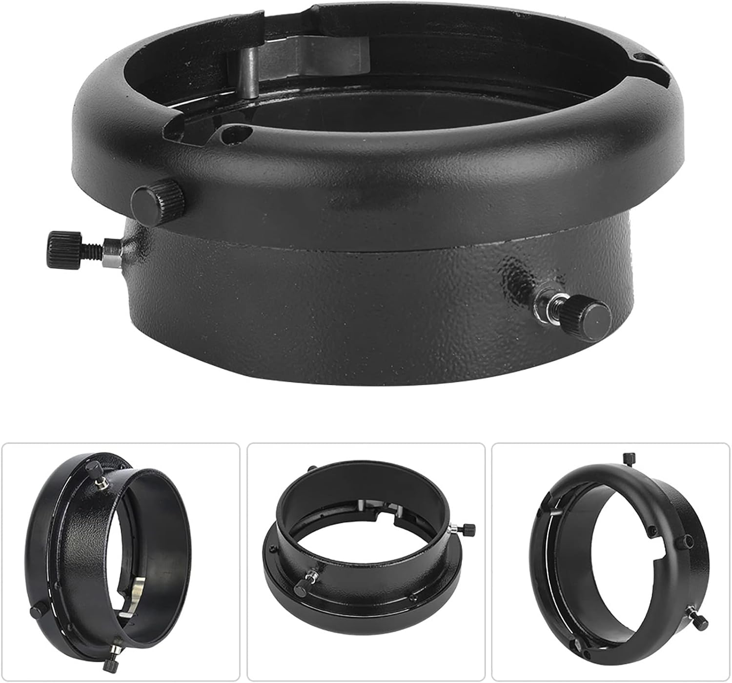 Mount Bracket Adapter Ring Flash Adapter Rings Stable Nicefoto SN-10 Camera Light Mount Holder Ring Adapter for Mount 101Mm image number 5