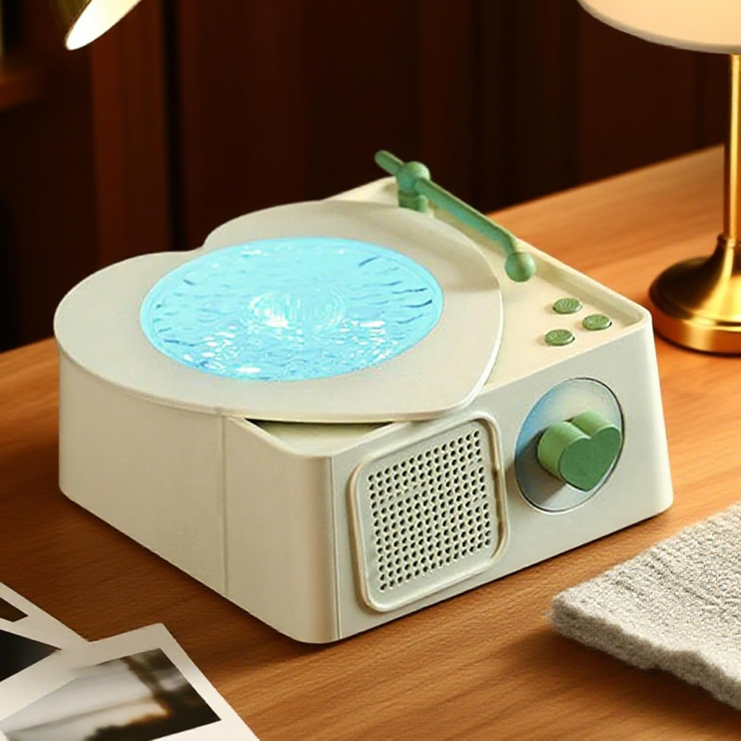 Wireless Speaker Machine,Wireless Music Speaker Audio Machine | Surround Sound Record Player Shape Equipment for Camping Bb Teens Adults Students Music Lovers