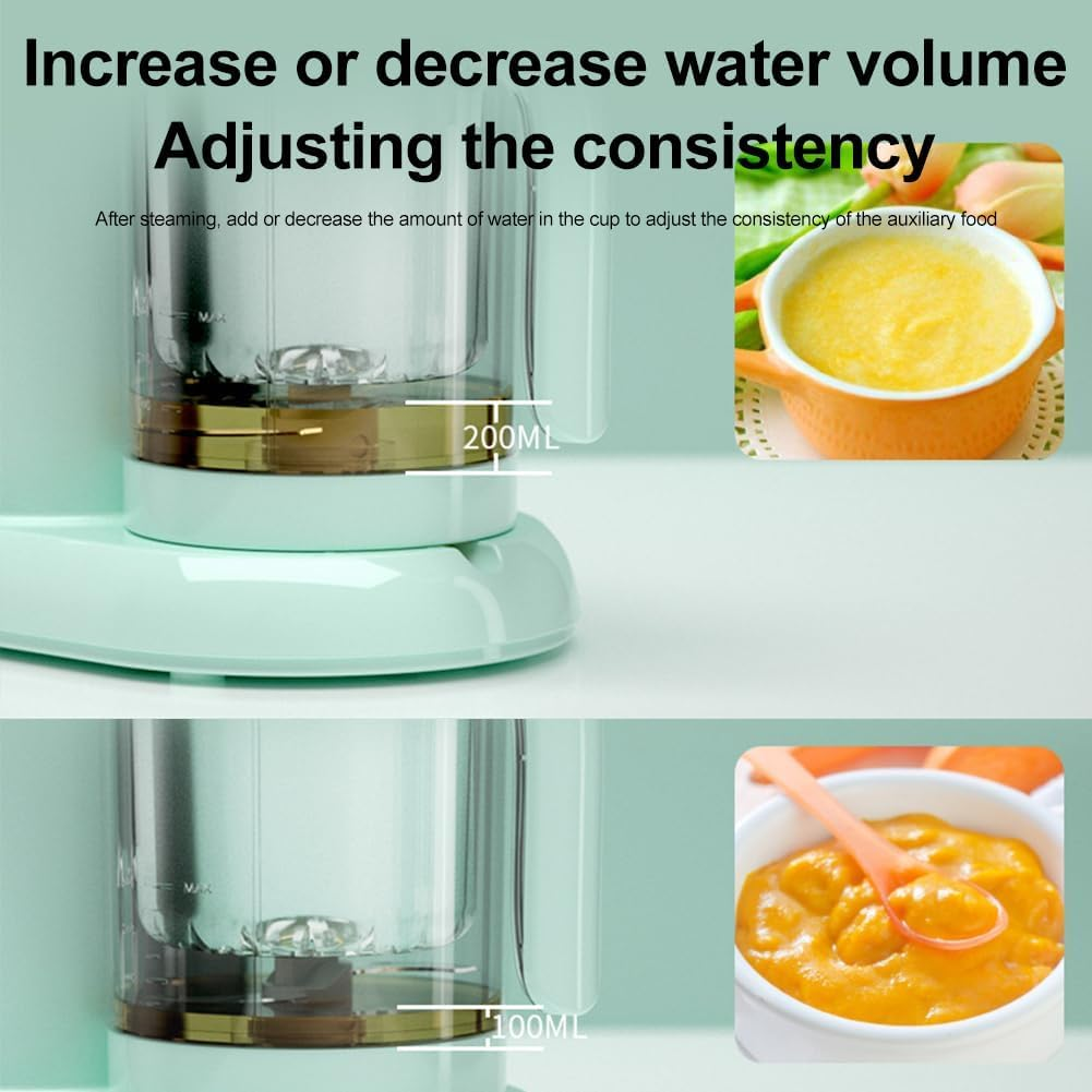 Kobuer 4 in 1 Baby Food Maker, Multifunction Baby Food Processor and Steamer, Puree Blender, Multifunctional Baby Puree Maker, Mini Food Grinder Cooking image number 4