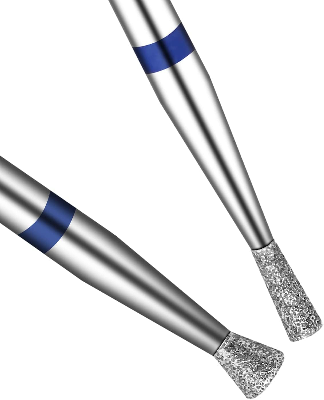 2Pcs Nail Drill Bits Diamond Carbide Conical Micro Cuticle Remover Bit,3/32" Shank,Professional Diamond Carbide Nail Drill Bit for Acrylic Gel Nails, Home Salon & DIY image number 3