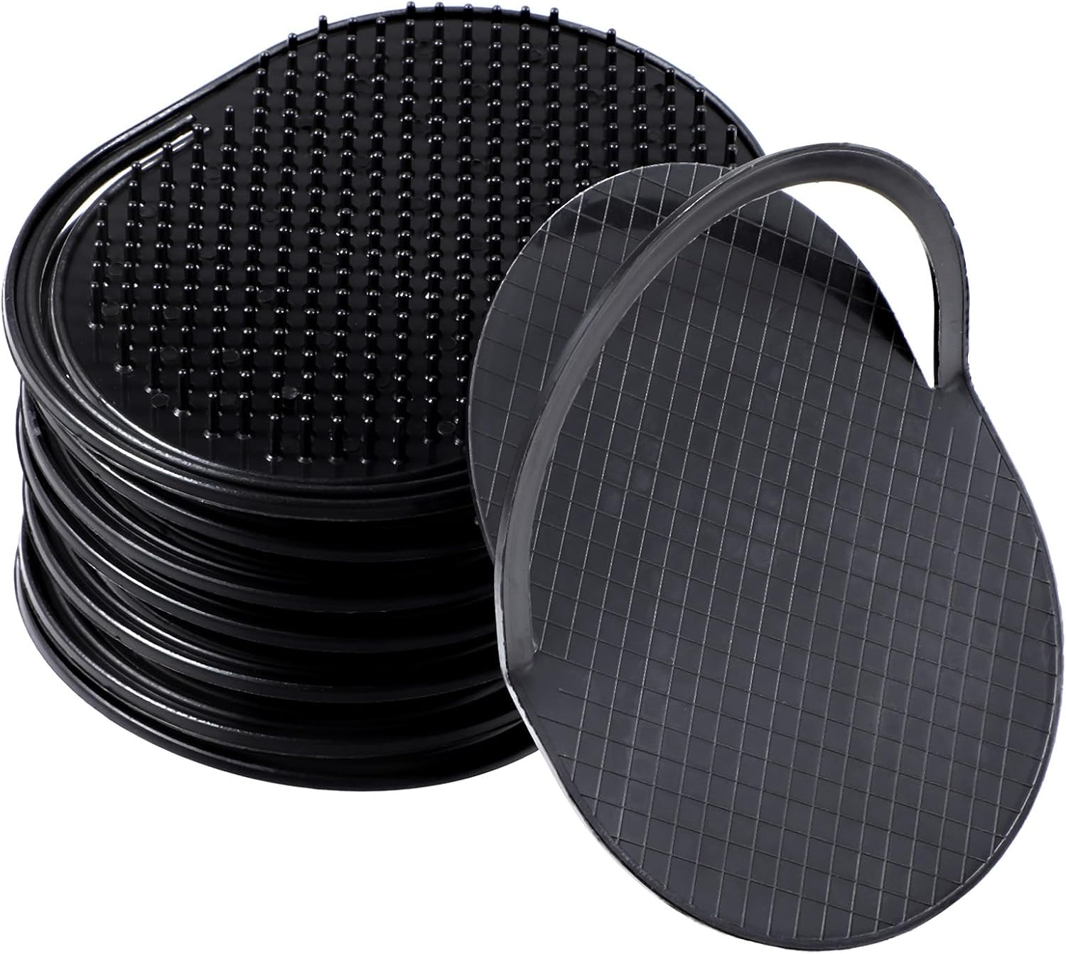 12Pcs Palm Combs for Men, Portable Pocket Hand Comb for Men Soft Shampoo Comb Scalp Massage Brush for DIY Hair Styling Scalp Massage and Shower Hair Brush (3.74'' X 2.95'') image number 4