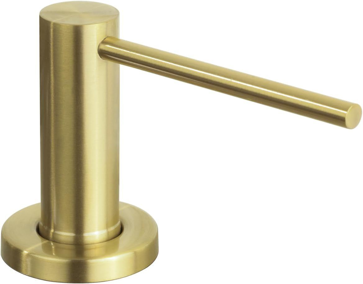 Soap Dispenser for Kitchen Sink Brushed Nickel Stainless Steel Countertop Pump Hand Lotion Built in Bottlend Lotion Built in Bottle