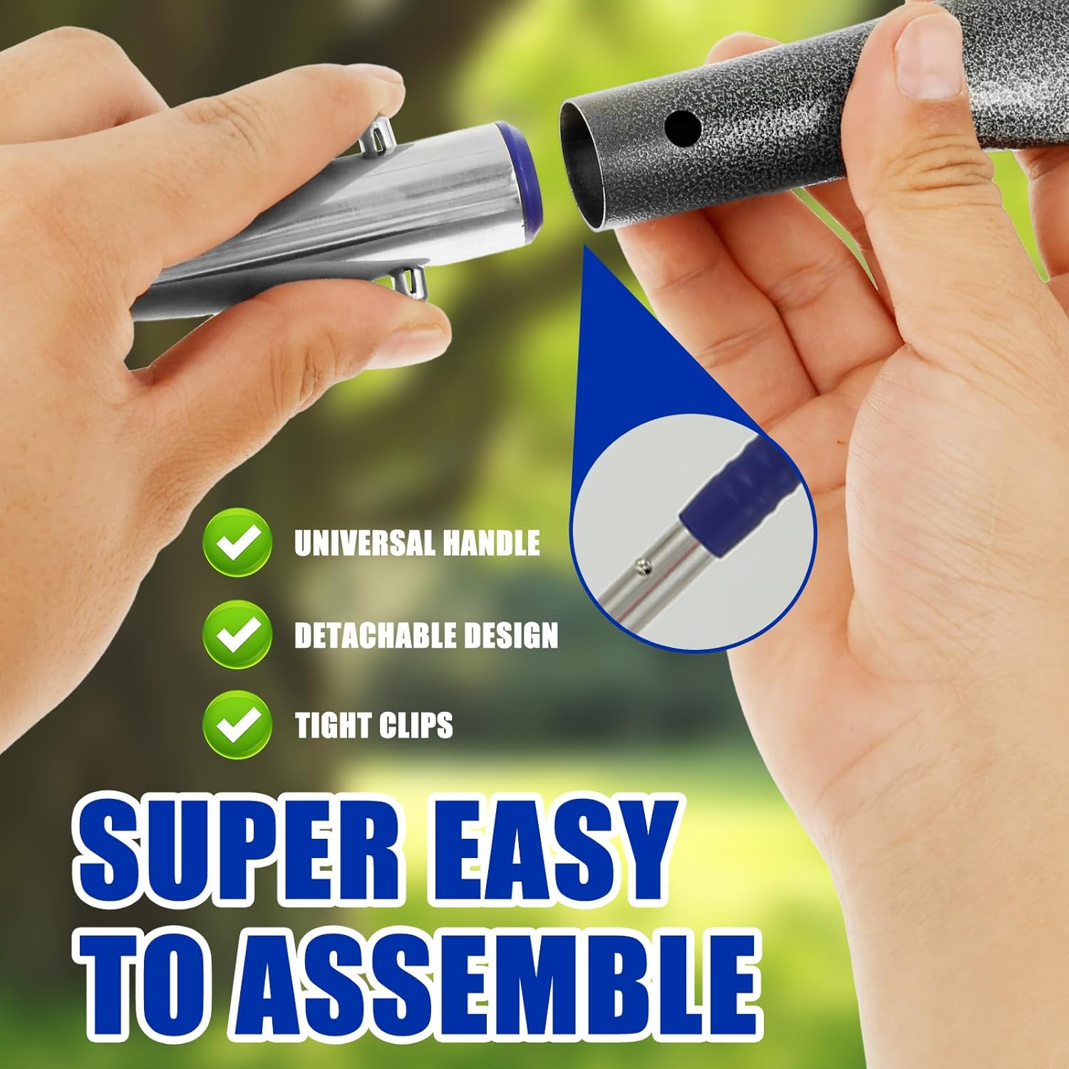 Long Handle Pooper Scooper,Pet Pooper Scoope Set,Pooper Scooper Tool,Poop Scoop Set,Dog Pooper Scooper Set,Pet Waster Scooper for Pet Waste Removal on Grass Dirt and Gravel