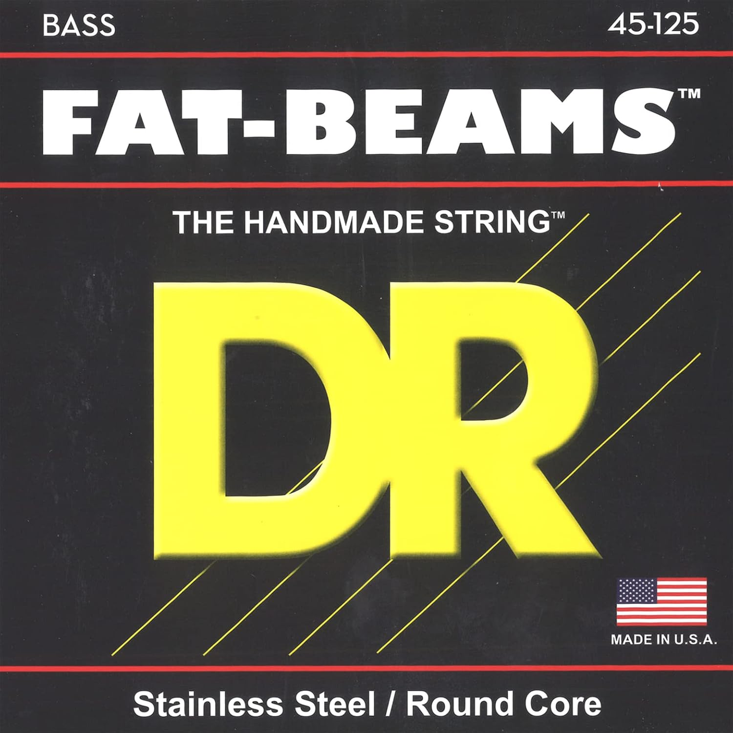 DR Strings FAT-BEAM&trade; - Stainless Steel Bass Strings: 5-String Medium 45-125 image number 5