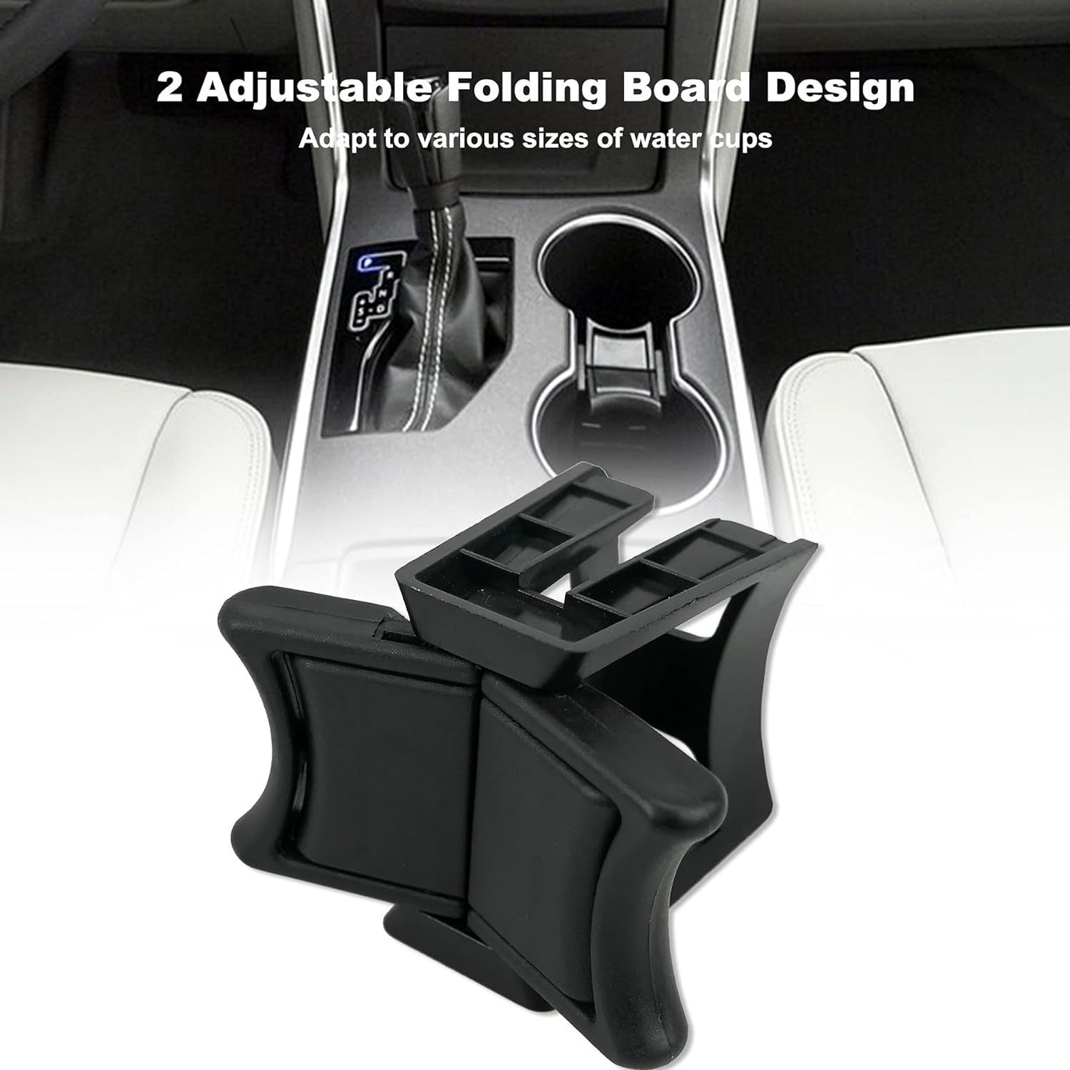 Cup Holder Divider Fits for Toyota Camry 2012 2013 2014 2015 2016 2017 Cup Holder Insert Center Console image number 3