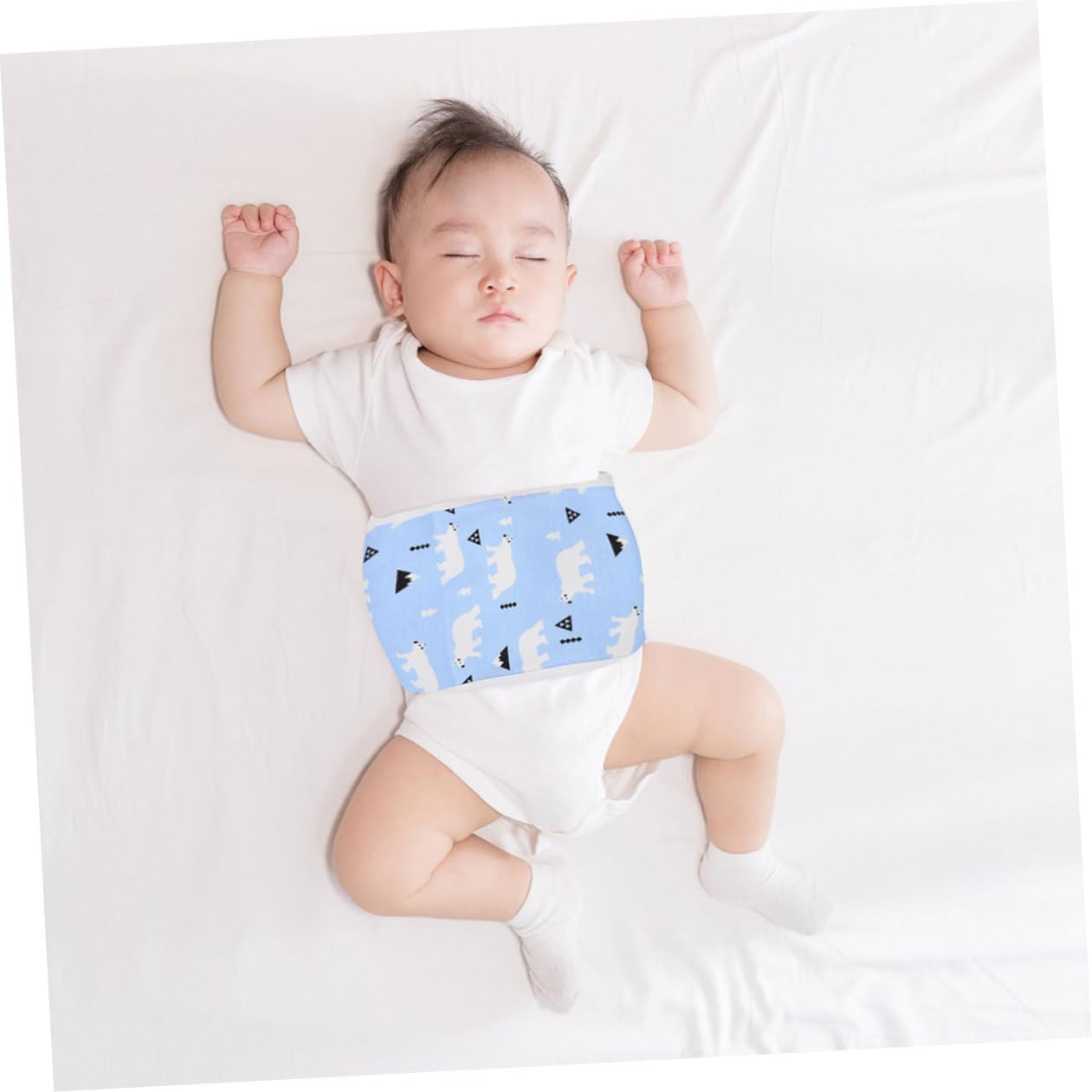 Belly Band for Newborns Cotton Navel Protector Decorative Belly Straps Comfortable Wraps for Boy Girl
