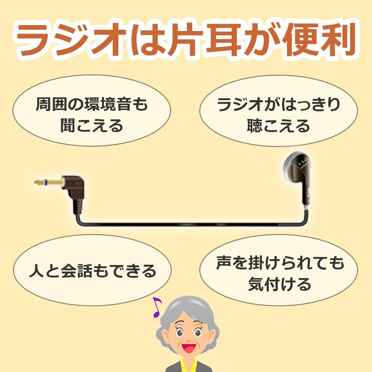 ELPA EH-01 Mono Inner Phone image number 2