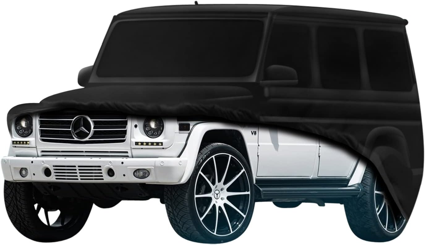 55Tech Full Indoor Car Cover Custom Made for Mercedes W463 W464 G Class Wagon G550 G63 G500 G350 AMG Dustproof Ultra Soft Elastic Fabric 1986-2024 G Truck Garage Showroom Storage Use (Indoor) image number 4