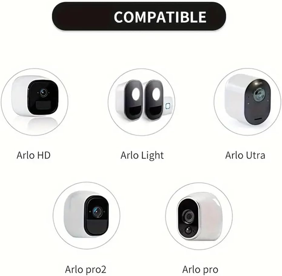 2PCS Gutter Mount for Solar Panels Cameras Arlo Pro, Arlo Ultra,Arlo HD Weatherproof image number 3