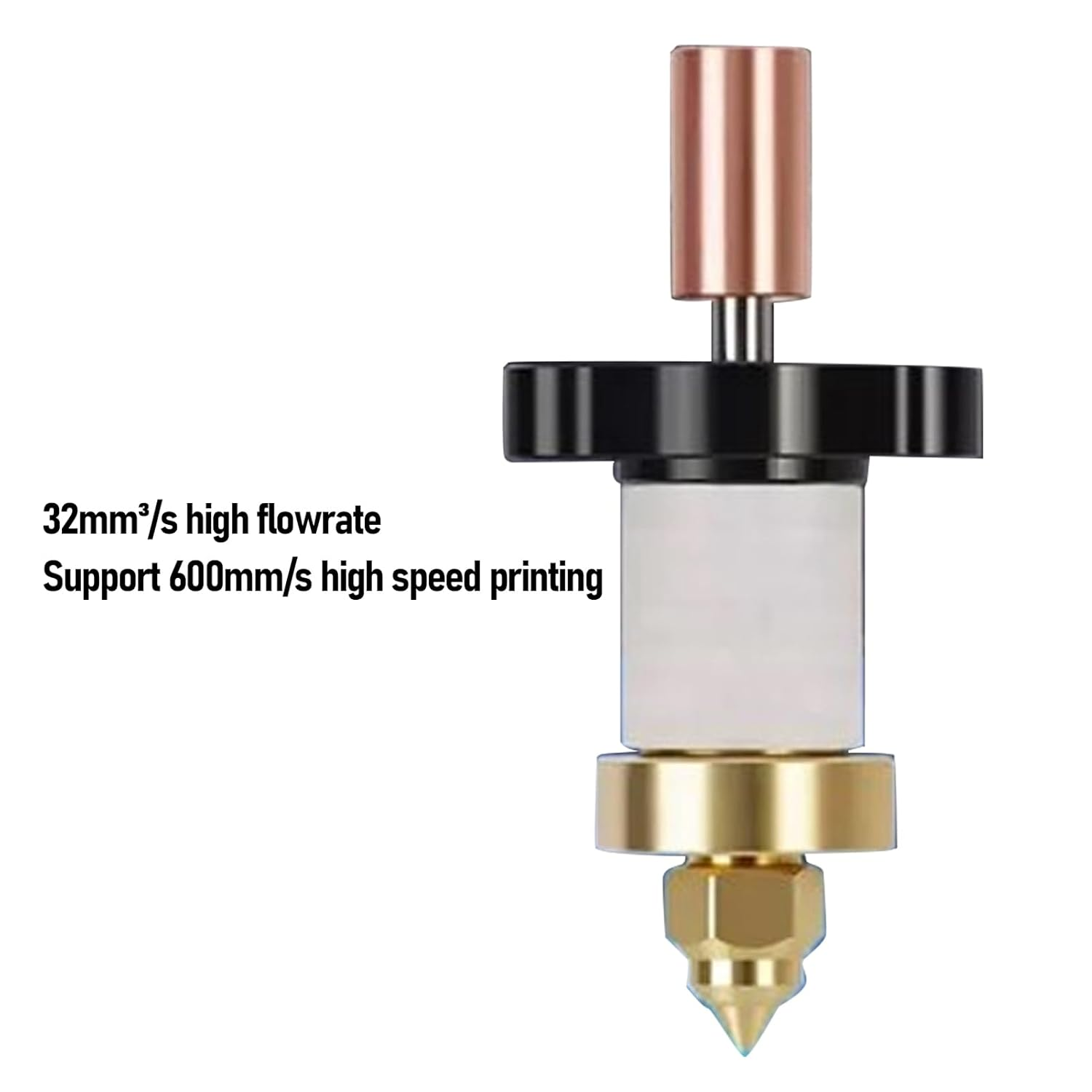 Ceramic Heating Block Hotend Kit for Ender-3 V3 KE Hotend Upgrades Kit,300℃ High Temperature Resistant, 600Mm/S High Speed Printing, All Metal High Thermal Conductivity image number 2